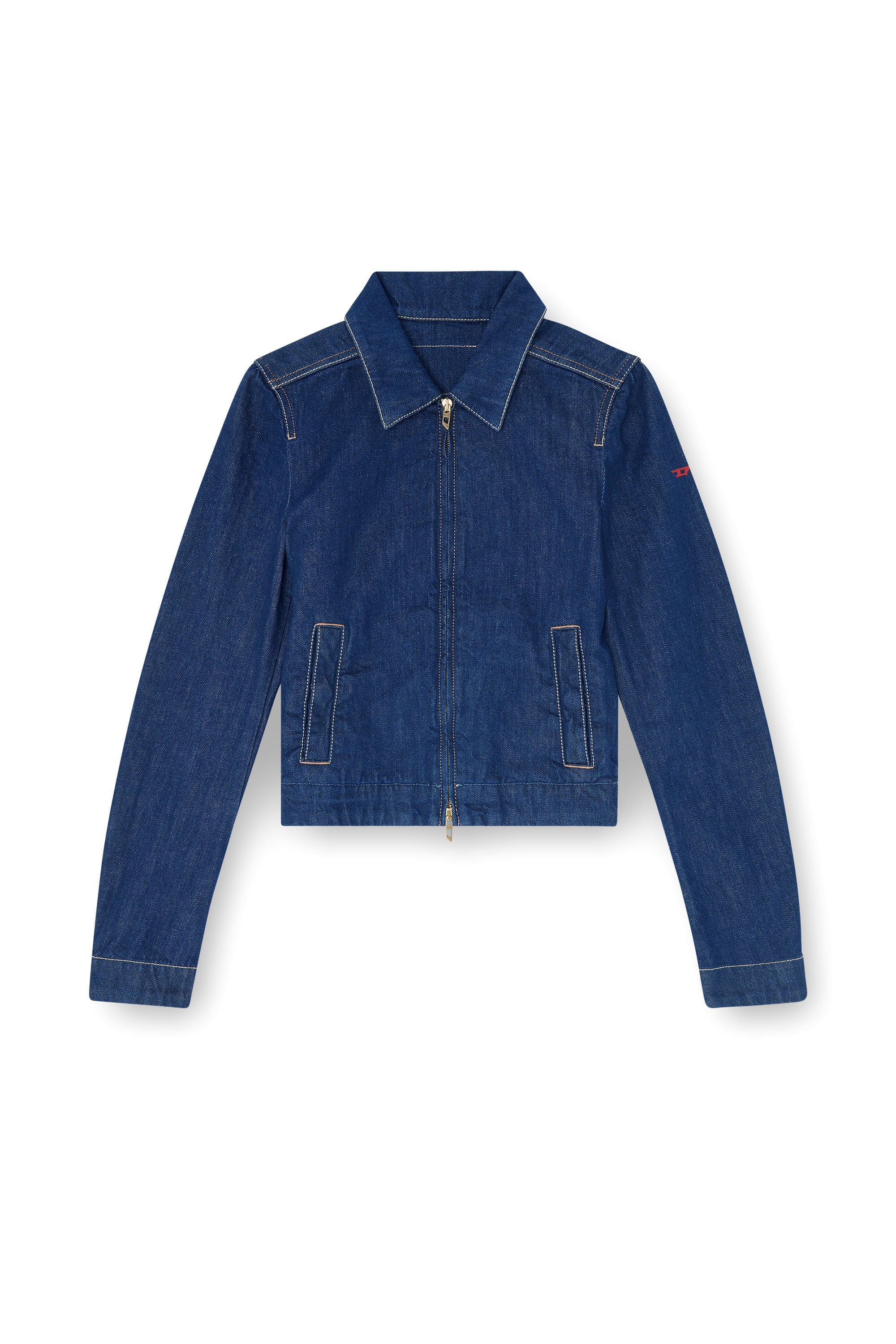 Diesel - DE-CORB, Female's デニムジャケット in ダークブルー - 3