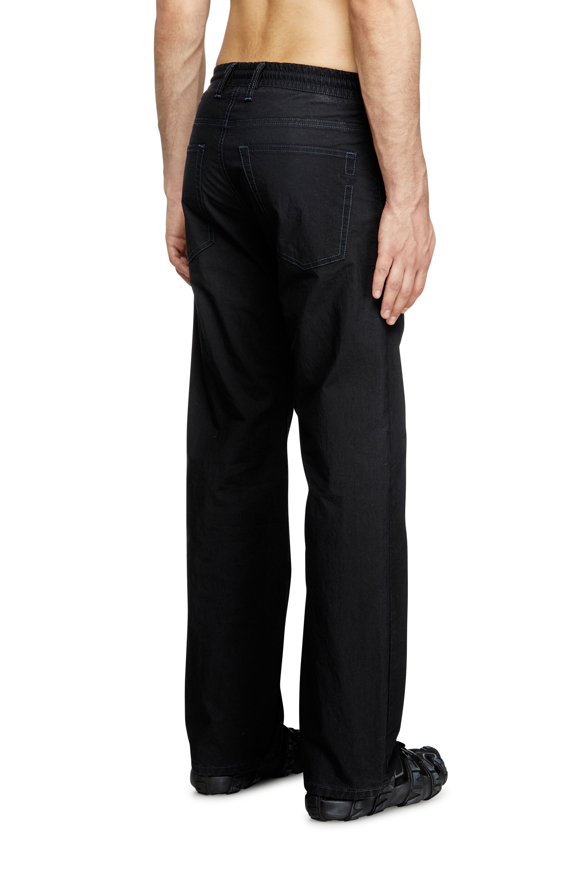 Diesel - Male's Relaxed 2080 D-Reel Joggjeans® 068SJ, ブラック/ダークグレー - 4