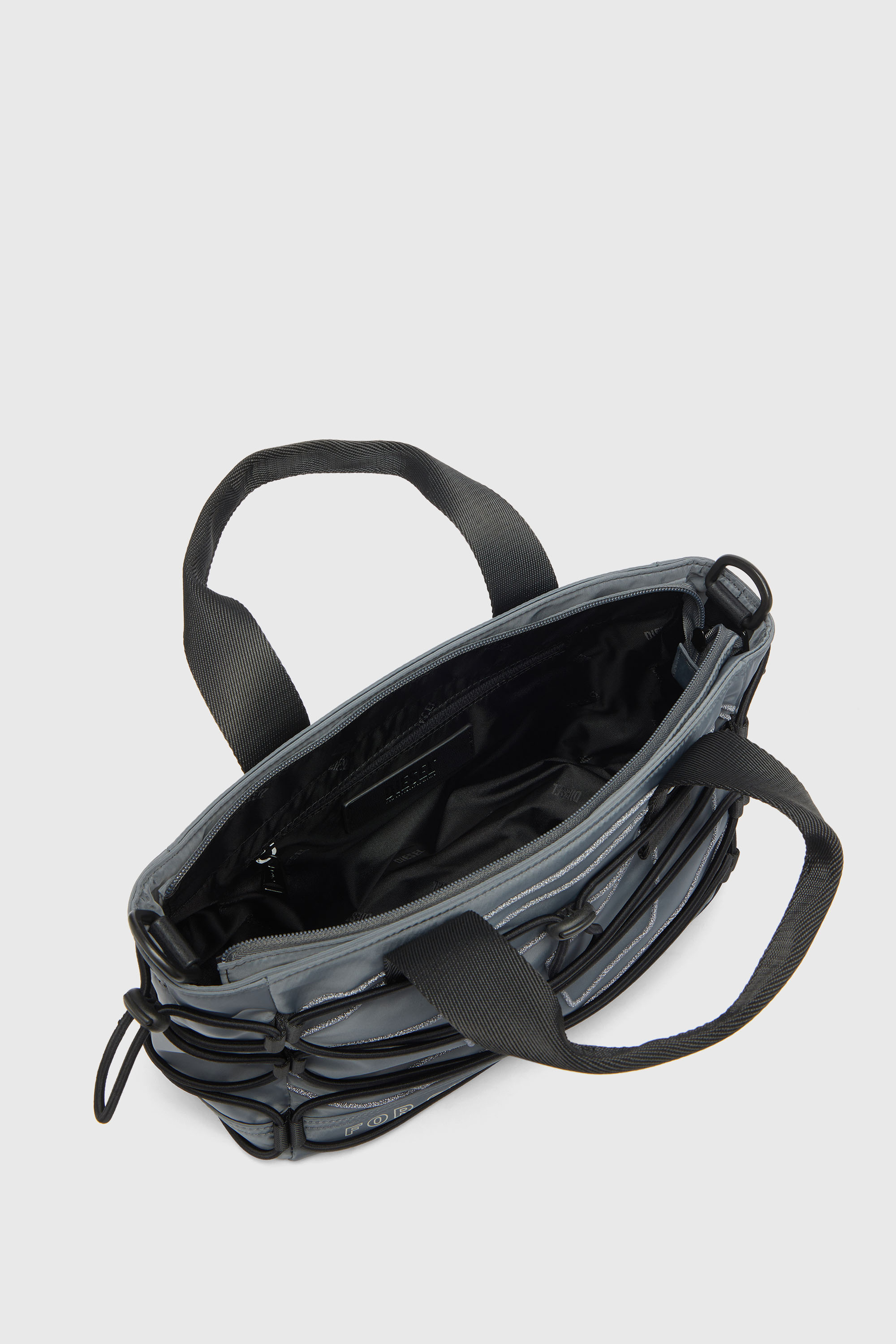 Diesel - TECH-D TOTE S X, Unisex's トートバッグ in グレー - 4