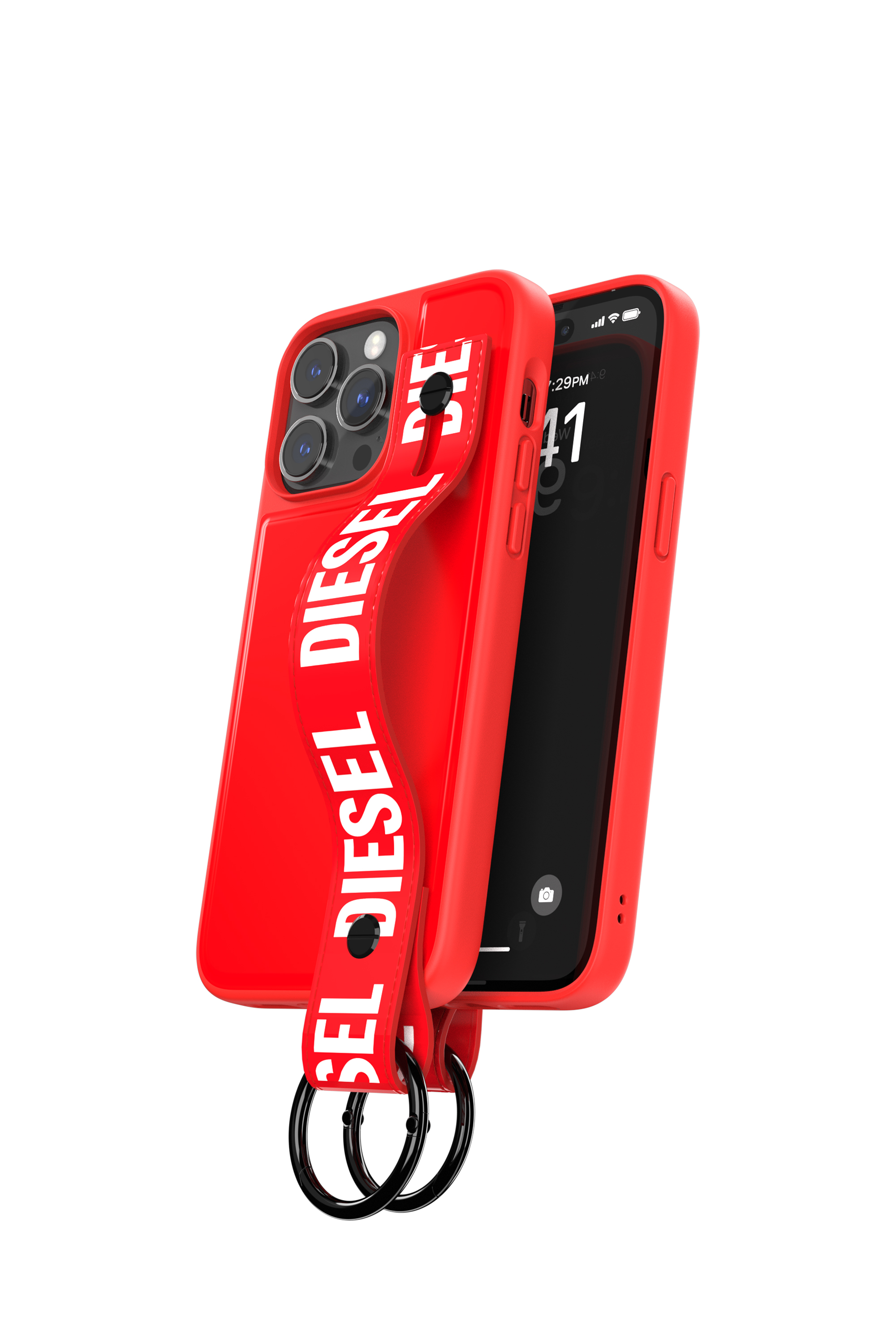 Diesel - 50288 MOULDED CASE, Unisex's iPhone 14 PRO Max　対応　ケース in レッド - 3