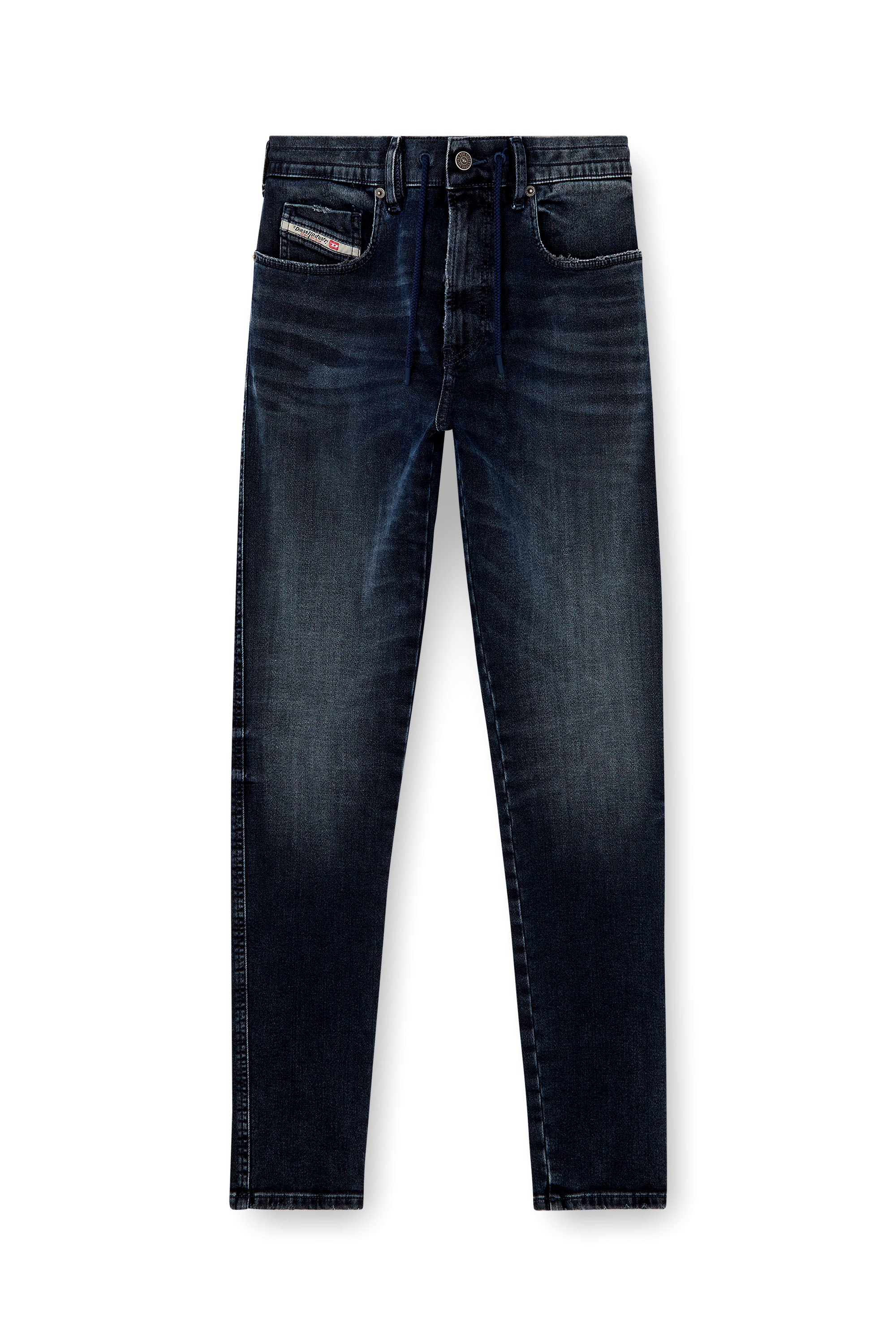 Diesel - Male's Slim 2062 D-Strukt Joggjeans&reg; 09N80, ダークブルー - 3