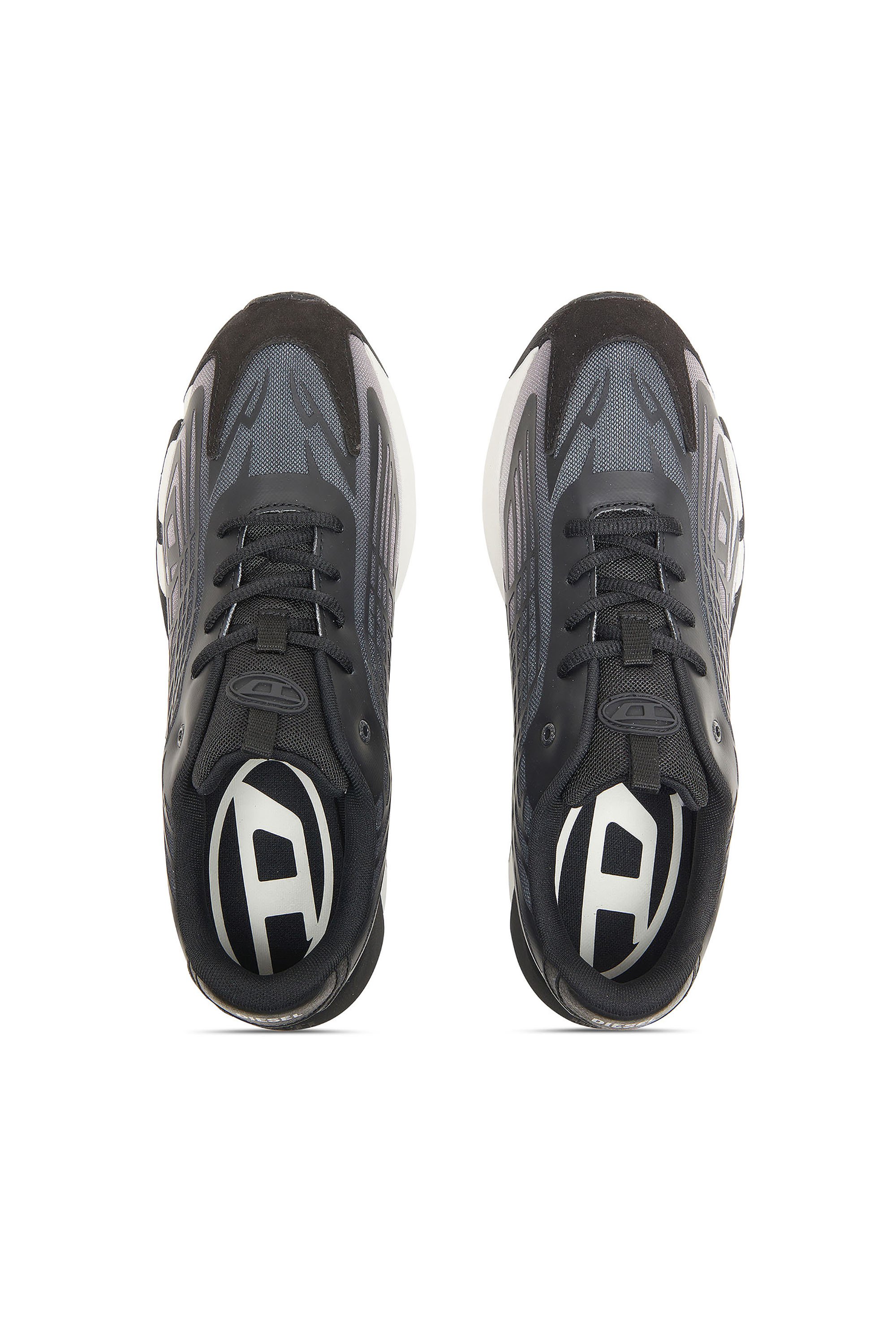 Diesel - S-D-VIT'S 500 LOW, Male's ローカットスニーカー in ブラック/ホワイト - 6