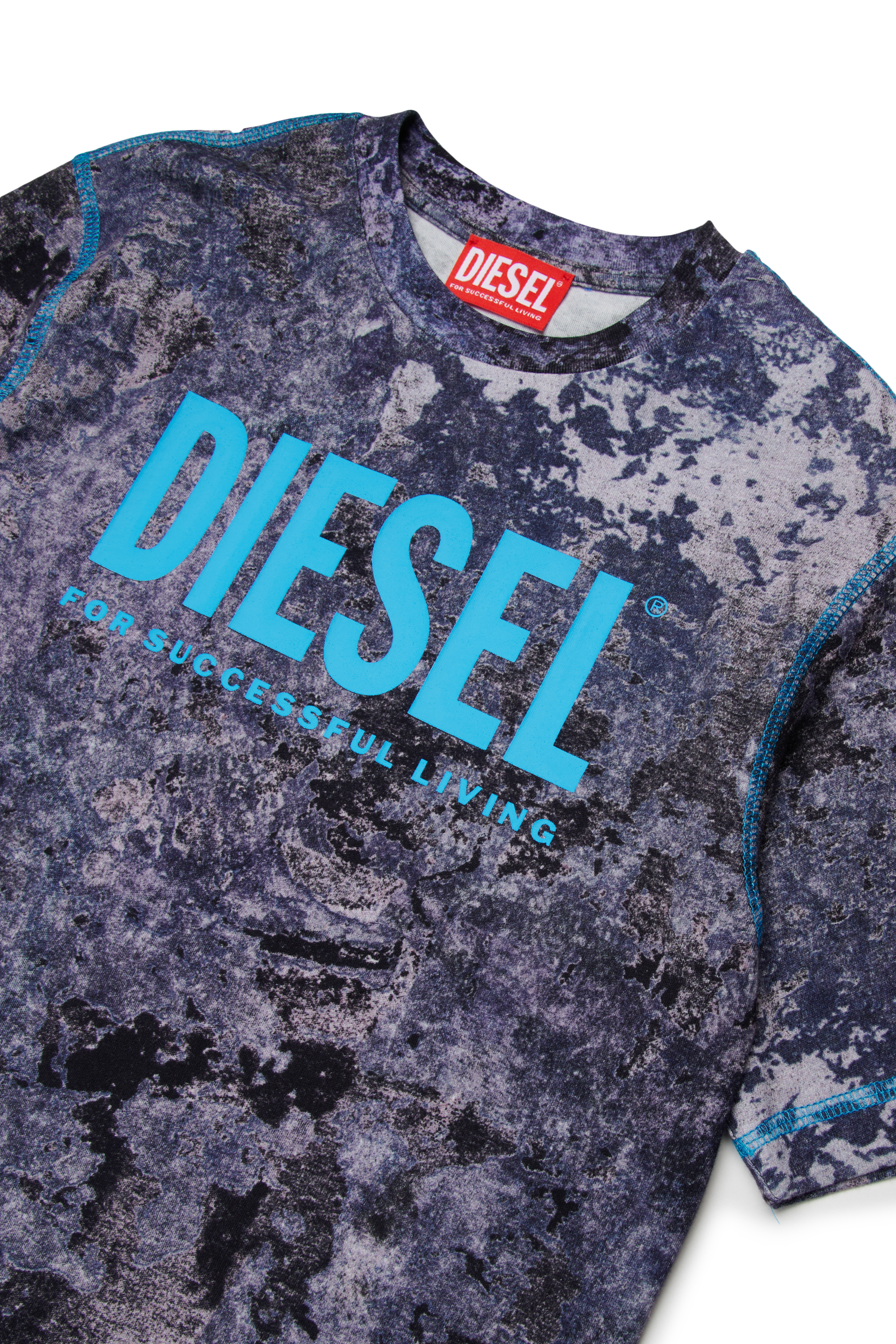 Diesel - TMIM OVER, Male's Tシャツ in ブルー - 3