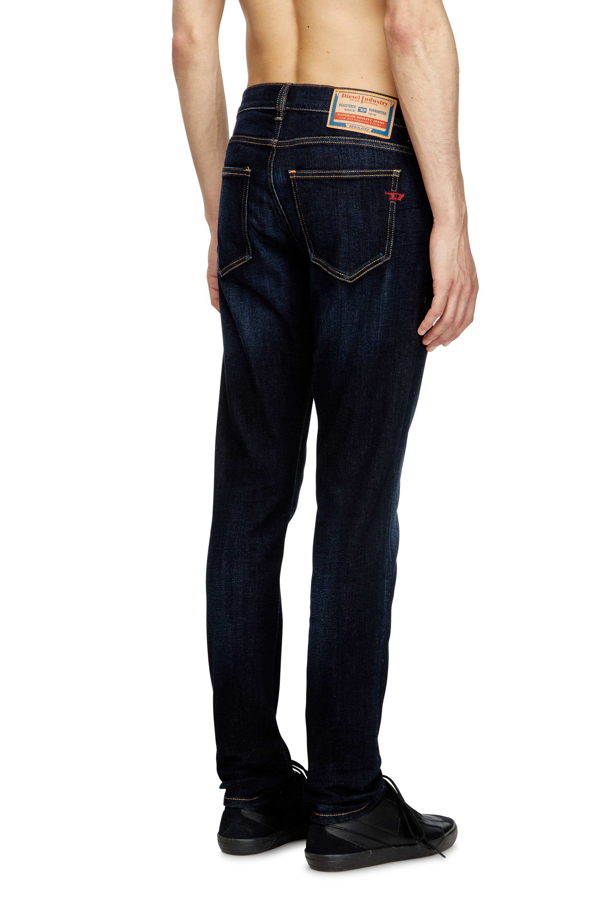 Diesel - Male's Slim Jeans 2019 D-Strukt 009ZS, ダークブルー - 5