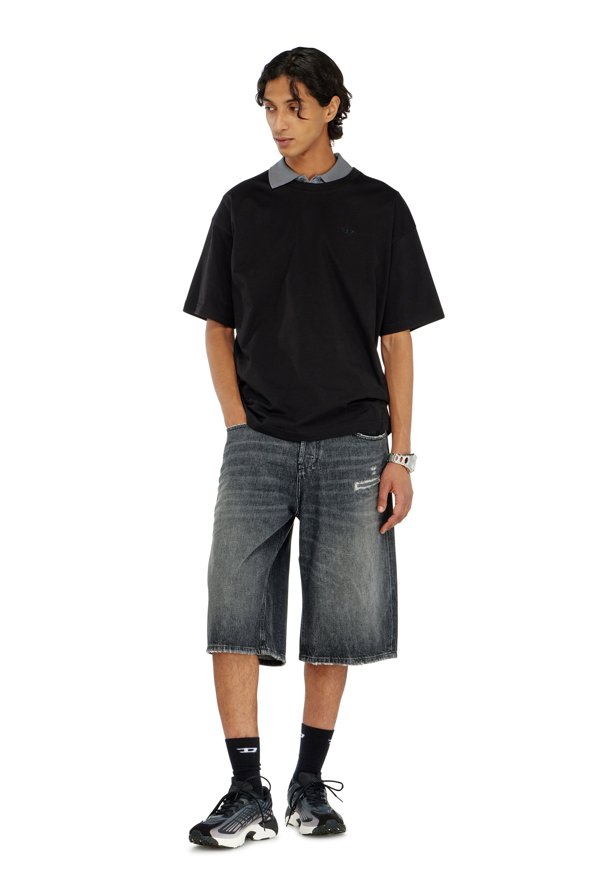 Diesel - T-BOXT-AA18, Male's Tシャツ in ブラック - 2