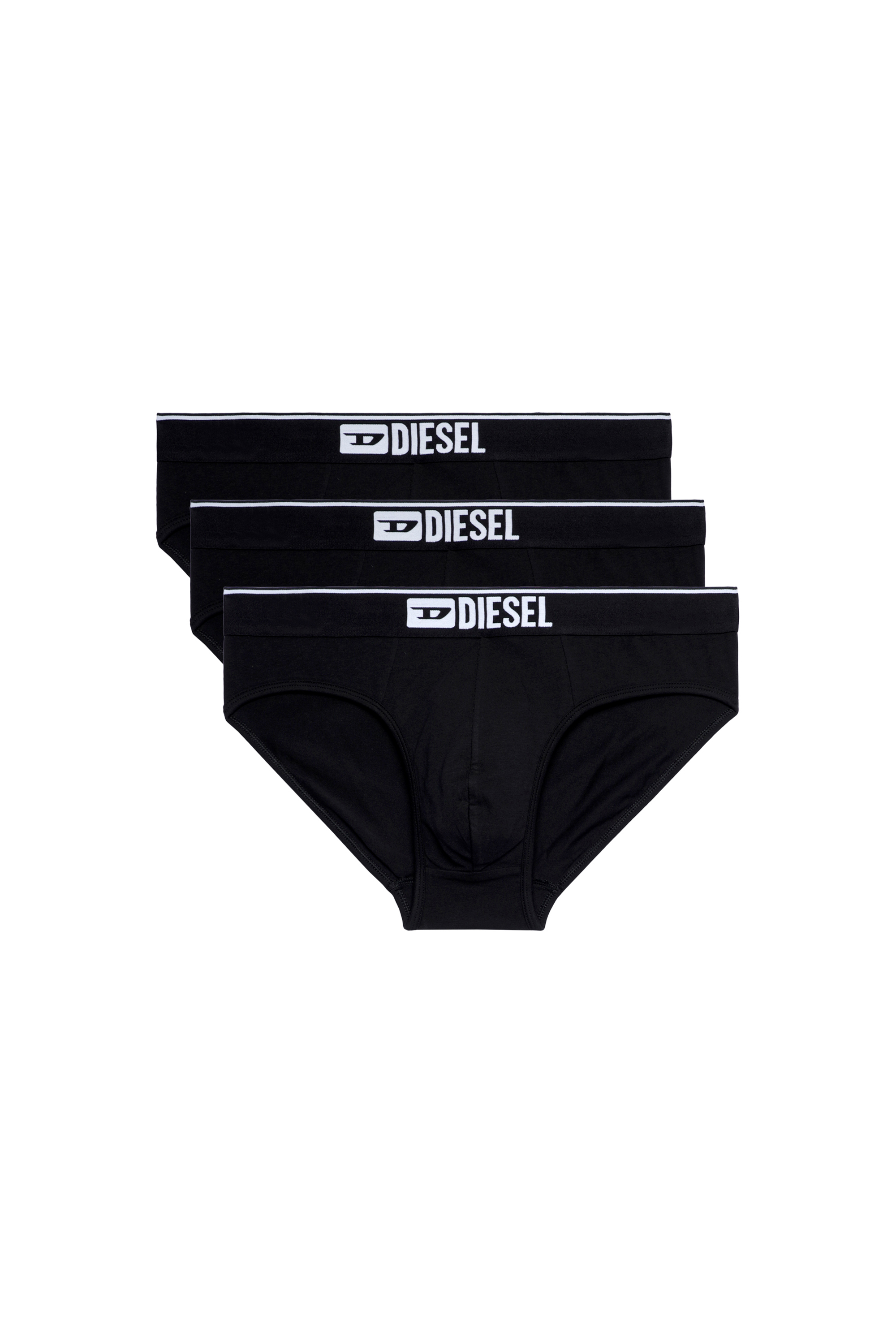 Diesel - UMBR-ANDRETHREEPACK, Male's アンダーウェアブリーフ3枚セット in ブラック - 1