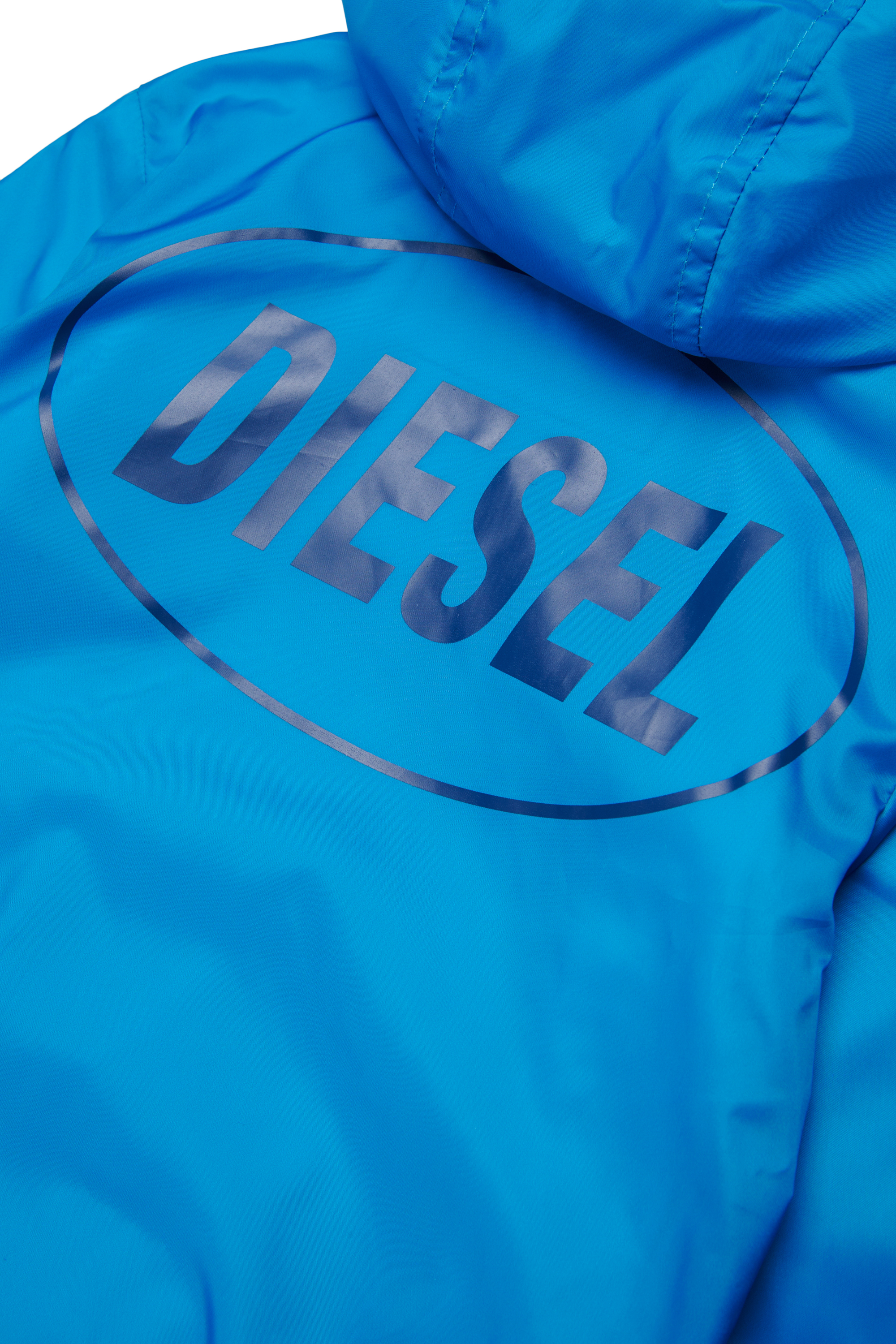Diesel - JFLOGGYB, Unisex's フード付きジャケット in ブルー - 4