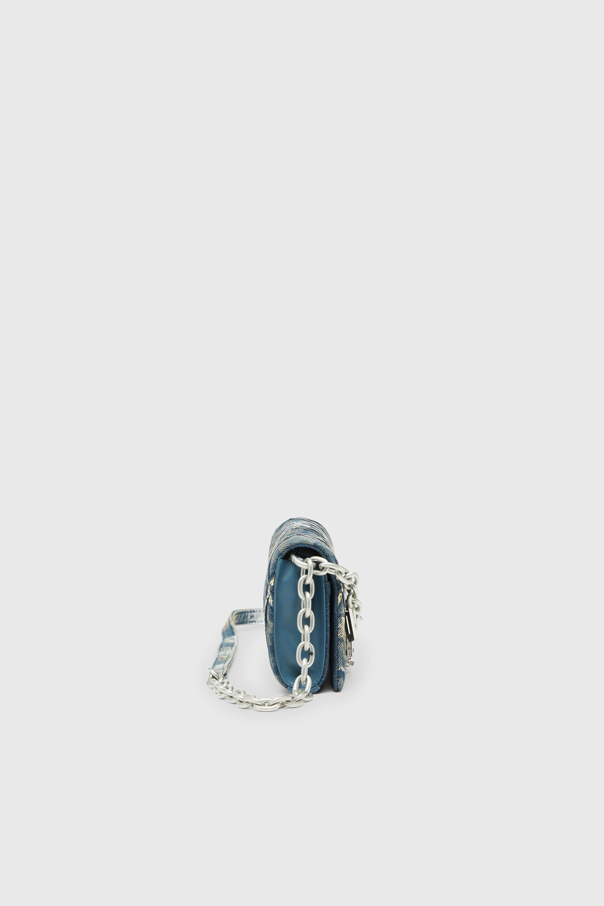 Diesel - WALLET ON CHAIN, Female's ウォレットバッグ in ブルー - 3