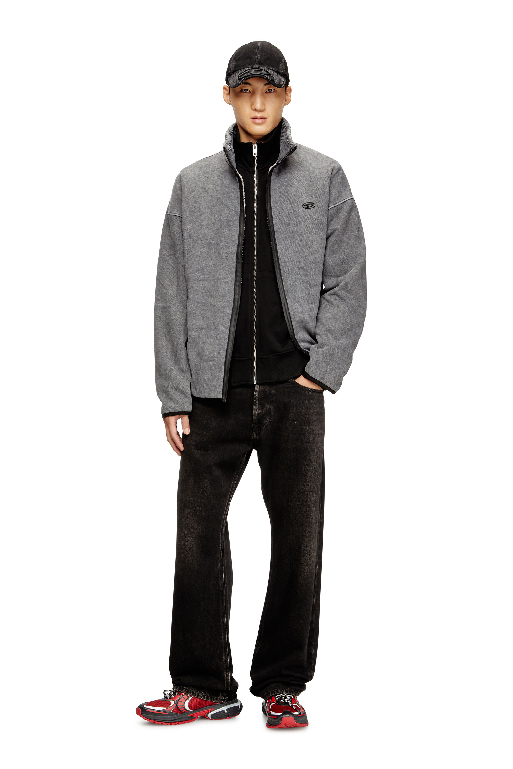 Diesel - S-BATY-NEW, Male's ジャケット in グレー - 1