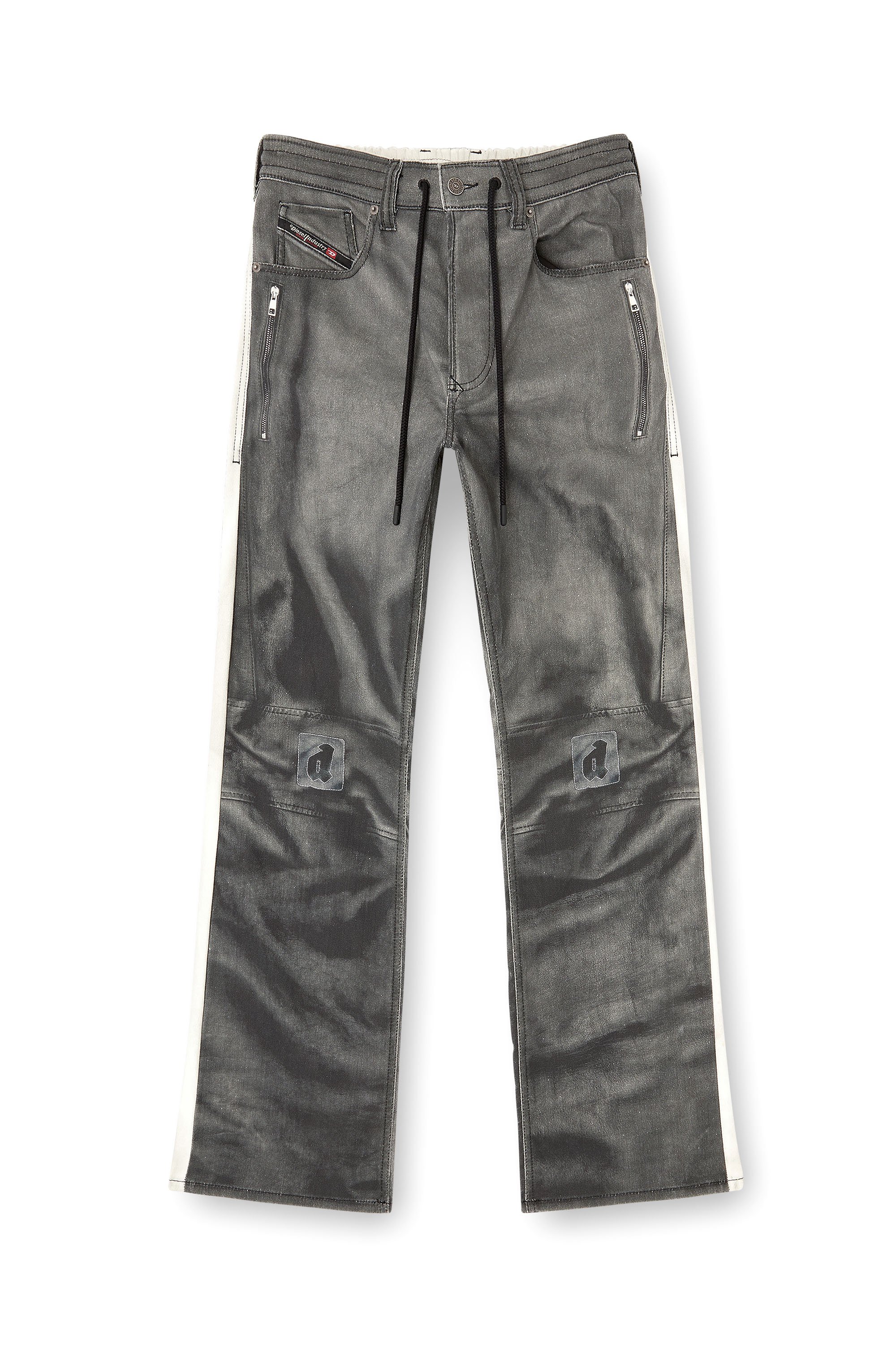 Diesel - Male's Relaxed 2080 D-Reel Joggjeans&reg; 068VJ, ブラック/ダークグレー - 3