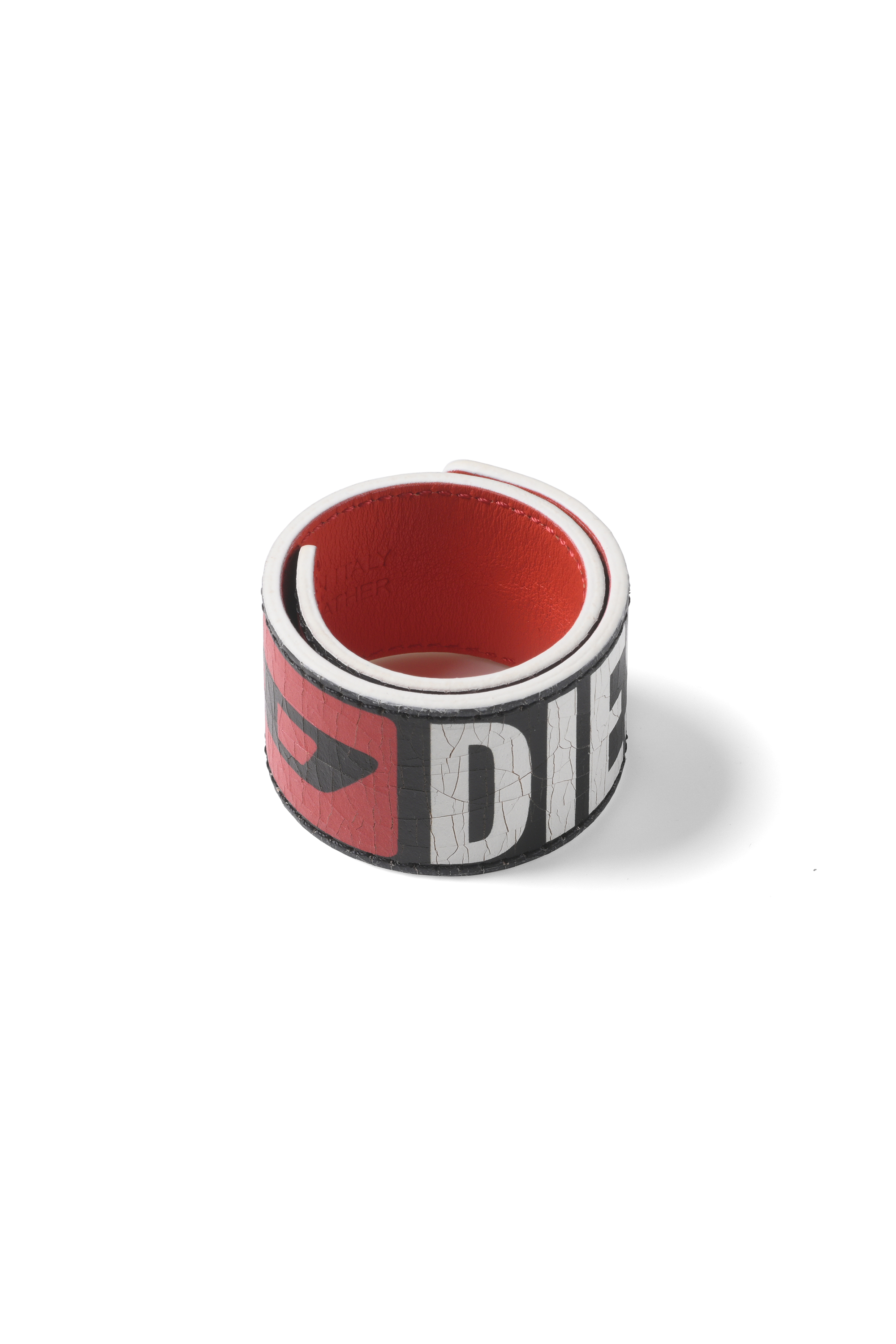 Diesel - LEATHER BANGLE, Unisex's LEATHER BANGLE in ブラック - 1