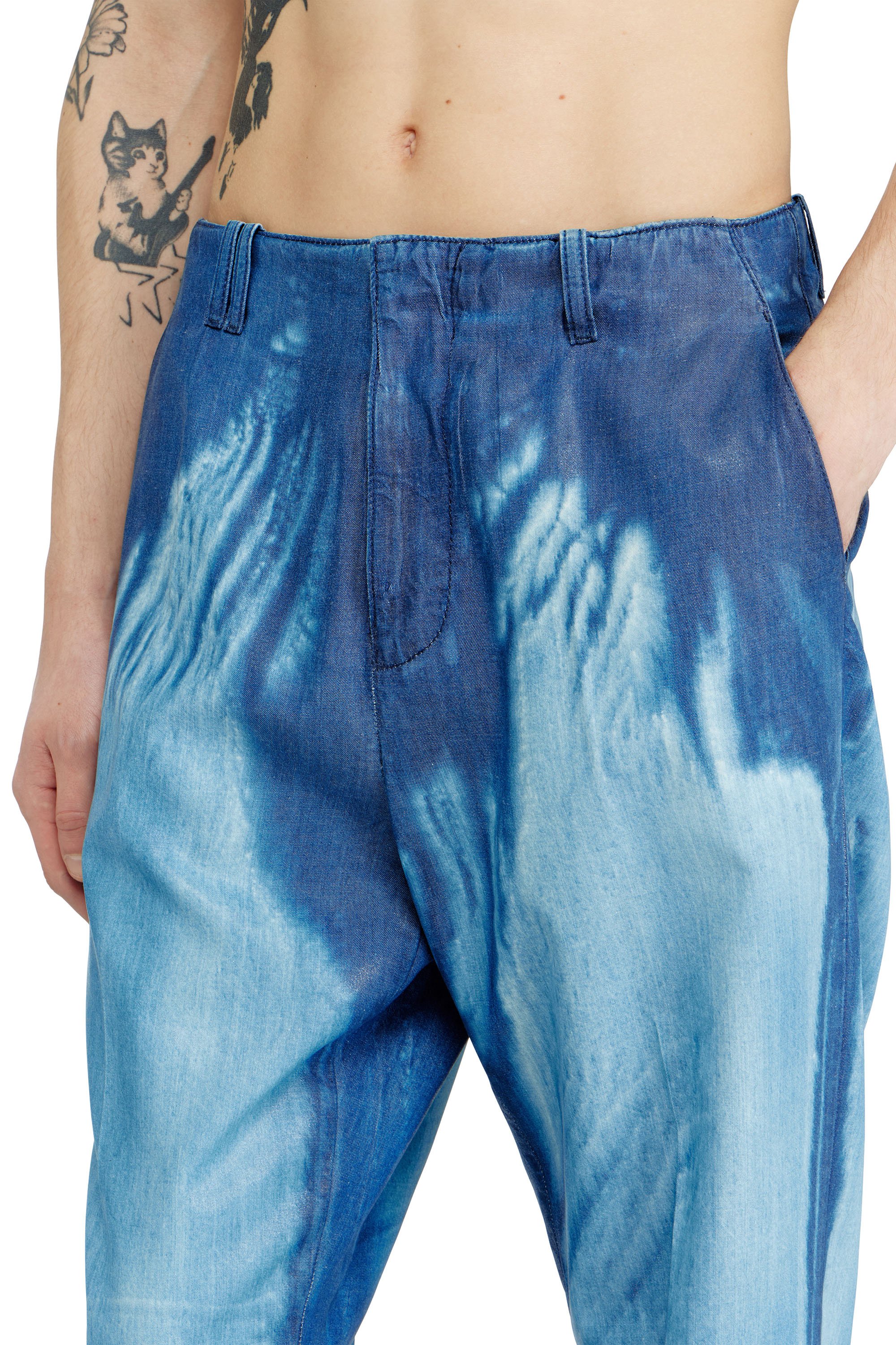 Diesel - Male's Slim Jeans D-ASKAR 068XC, ミディアムブルー - 4