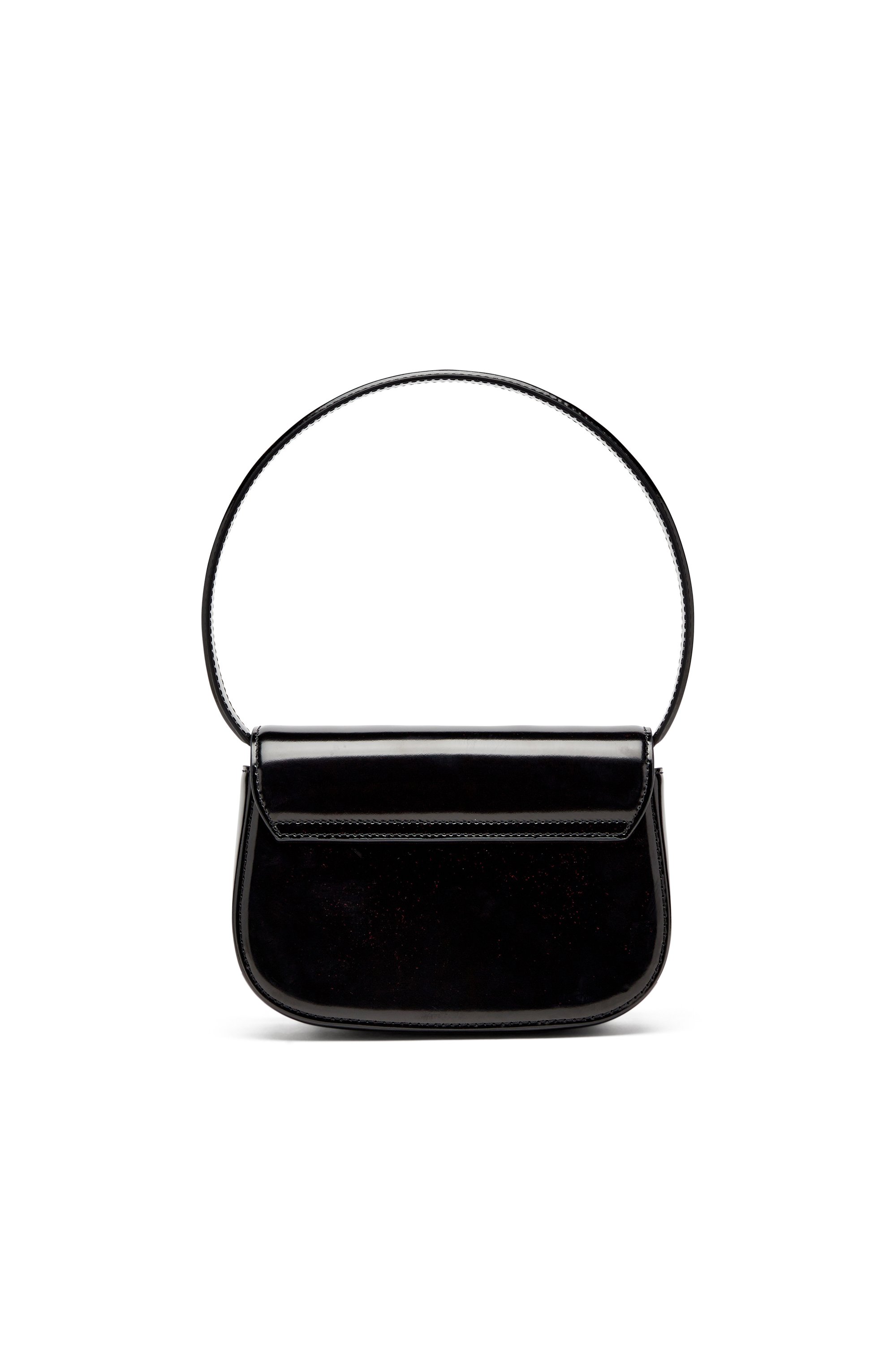 Diesel - 1DR, Female's 1DR-Iconic shoulder bag in mirror leather in ブラック - 3