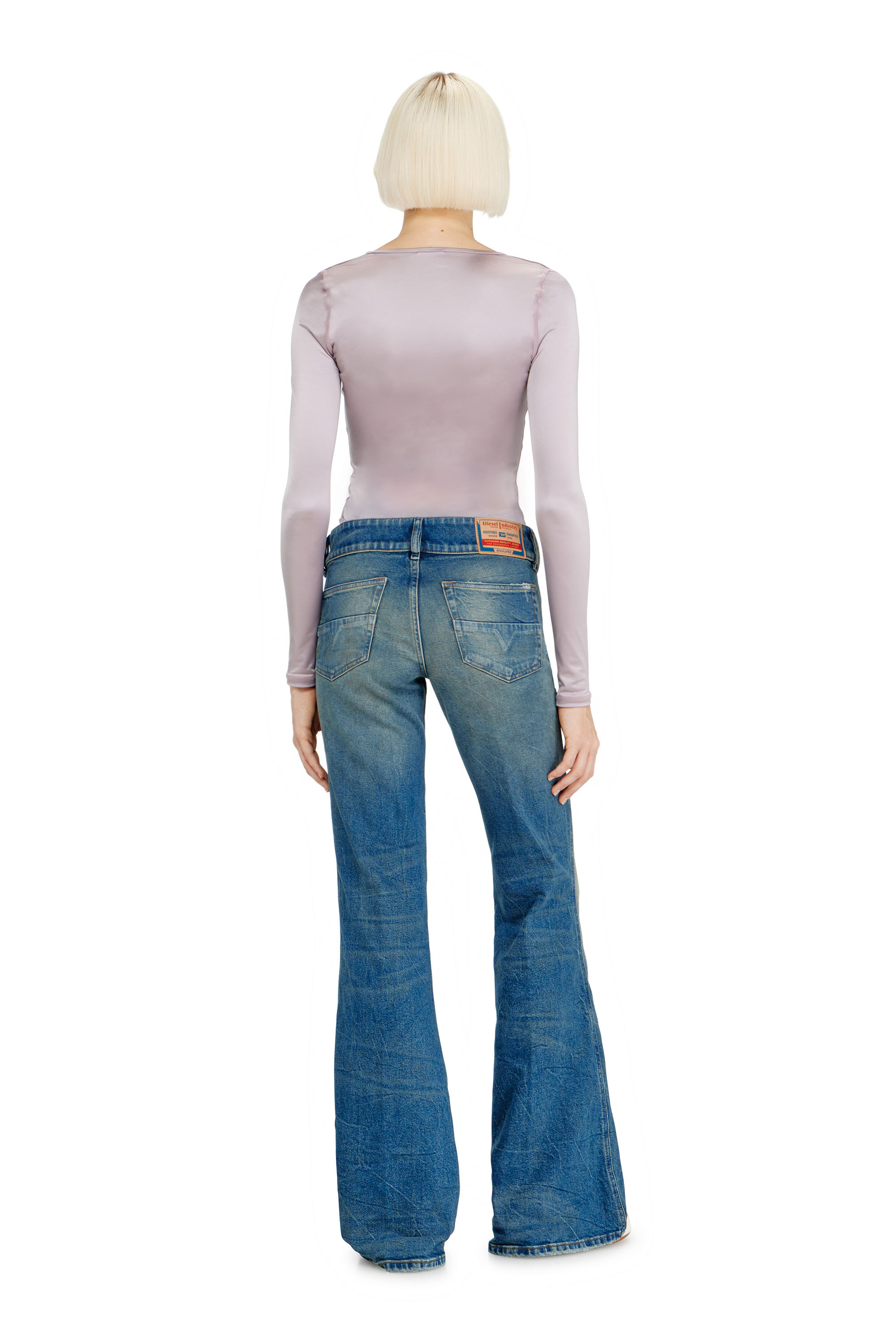 Diesel - Female's Bootcut Jeans D-Hush 09N40, ミディアムブルー - 3