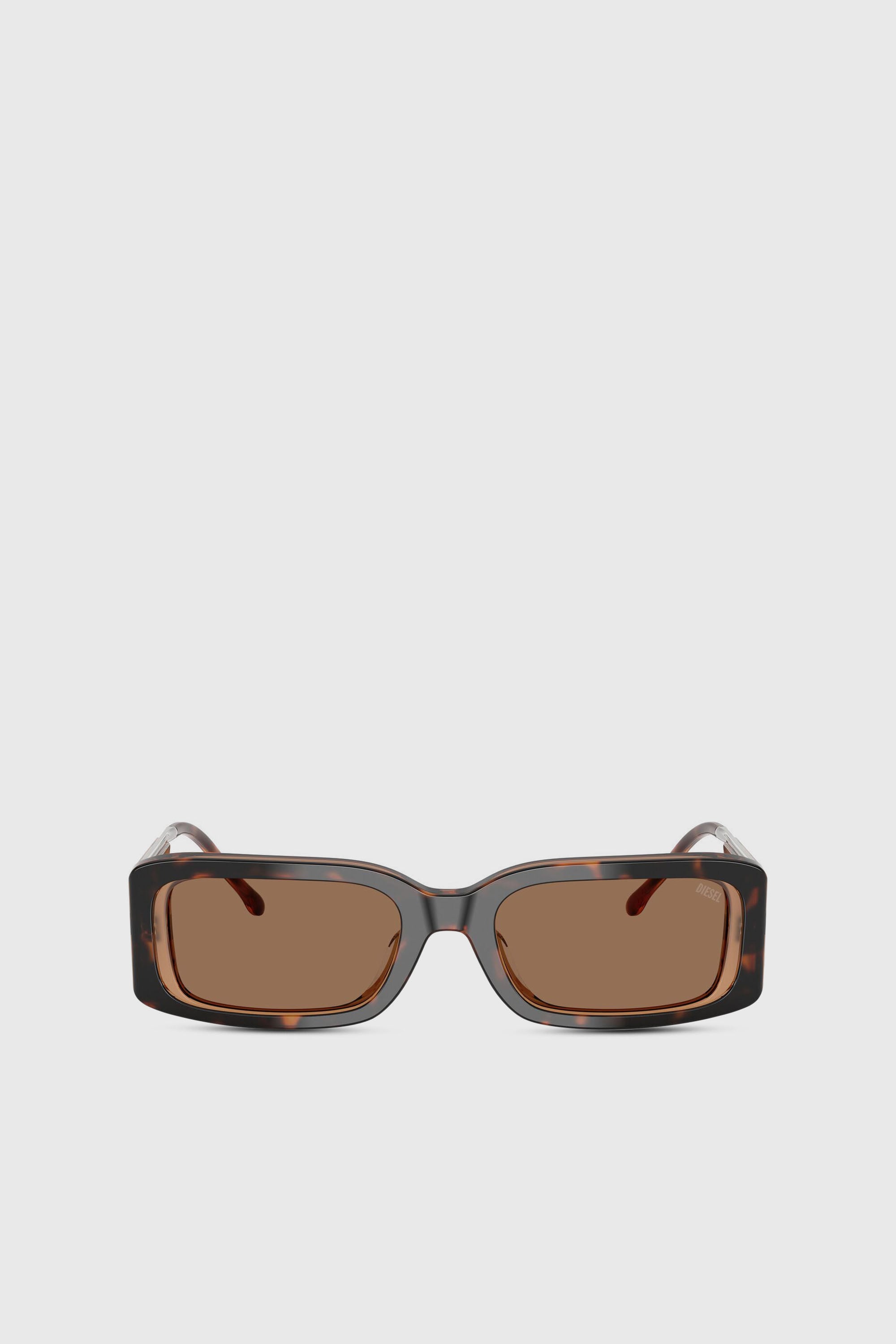 Diesel - 0DL2017U, Unisex's Rectangle sunglasses in ブラウン - 2