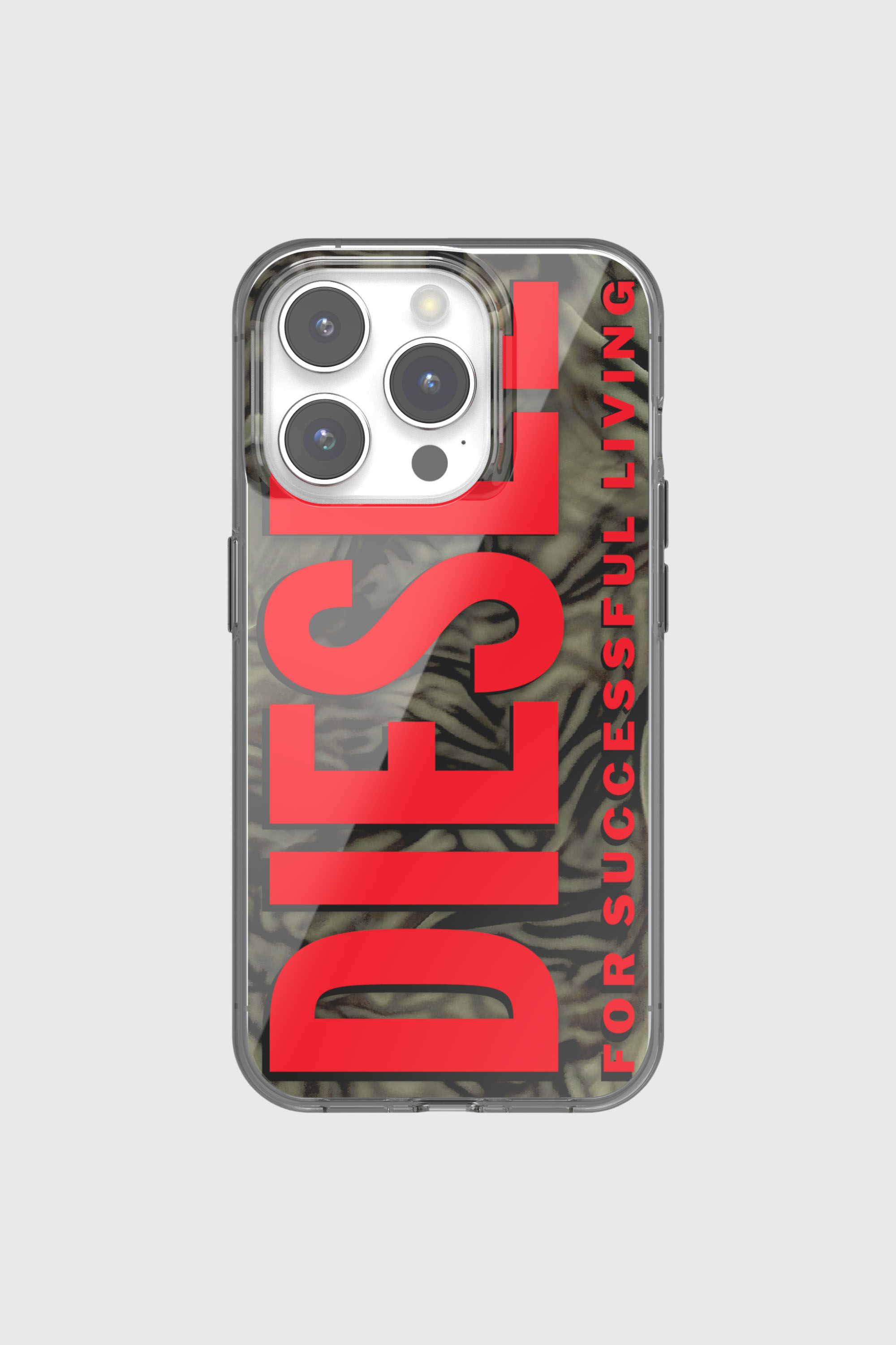 Diesel - 60048 AOP CASE, Unisex's iPhone 15 Pro in レッド/グリーン - 2