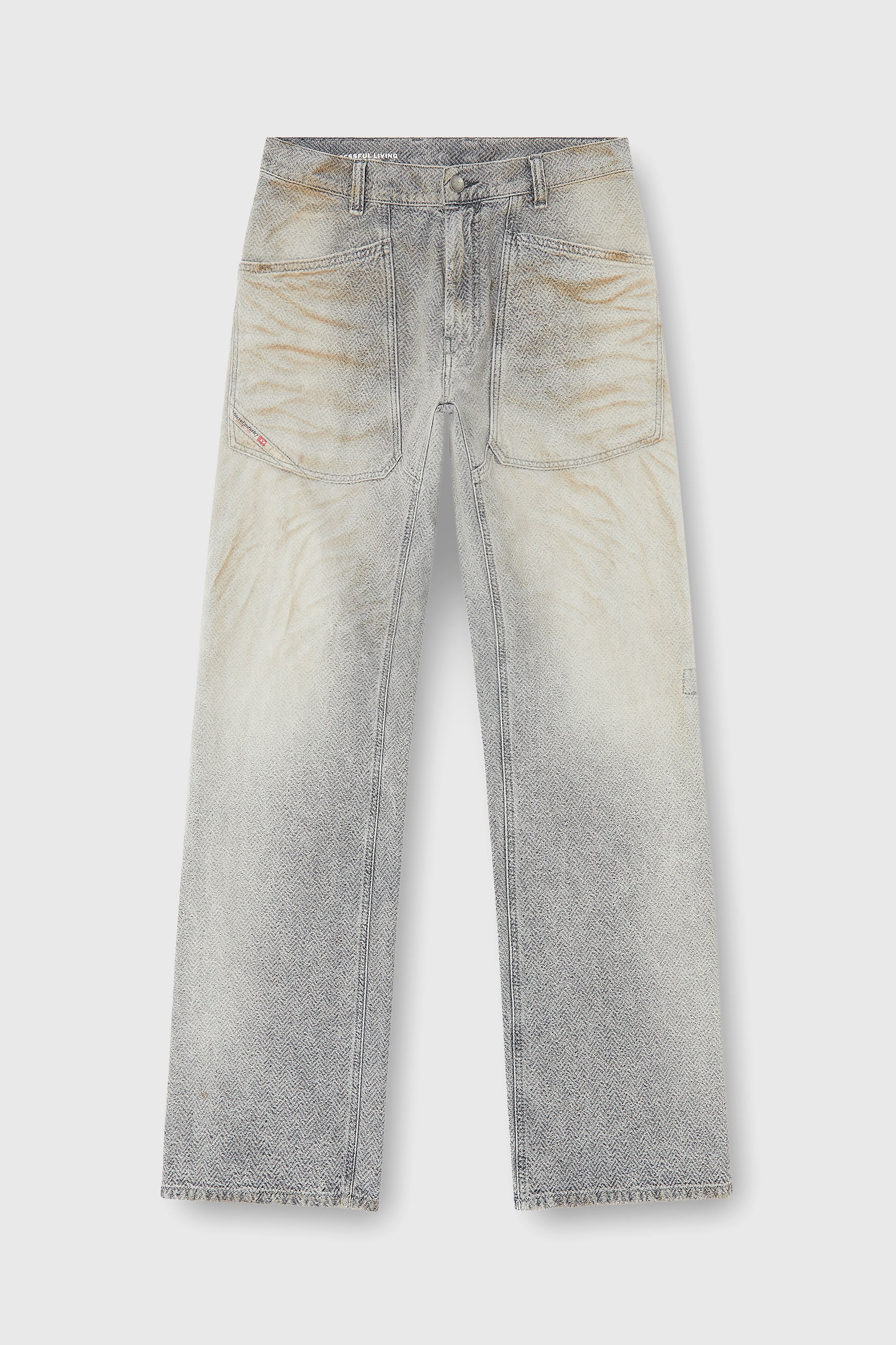 Diesel - Male's Relaxed Jeans D-Zeta 09Q11, グレー - 2