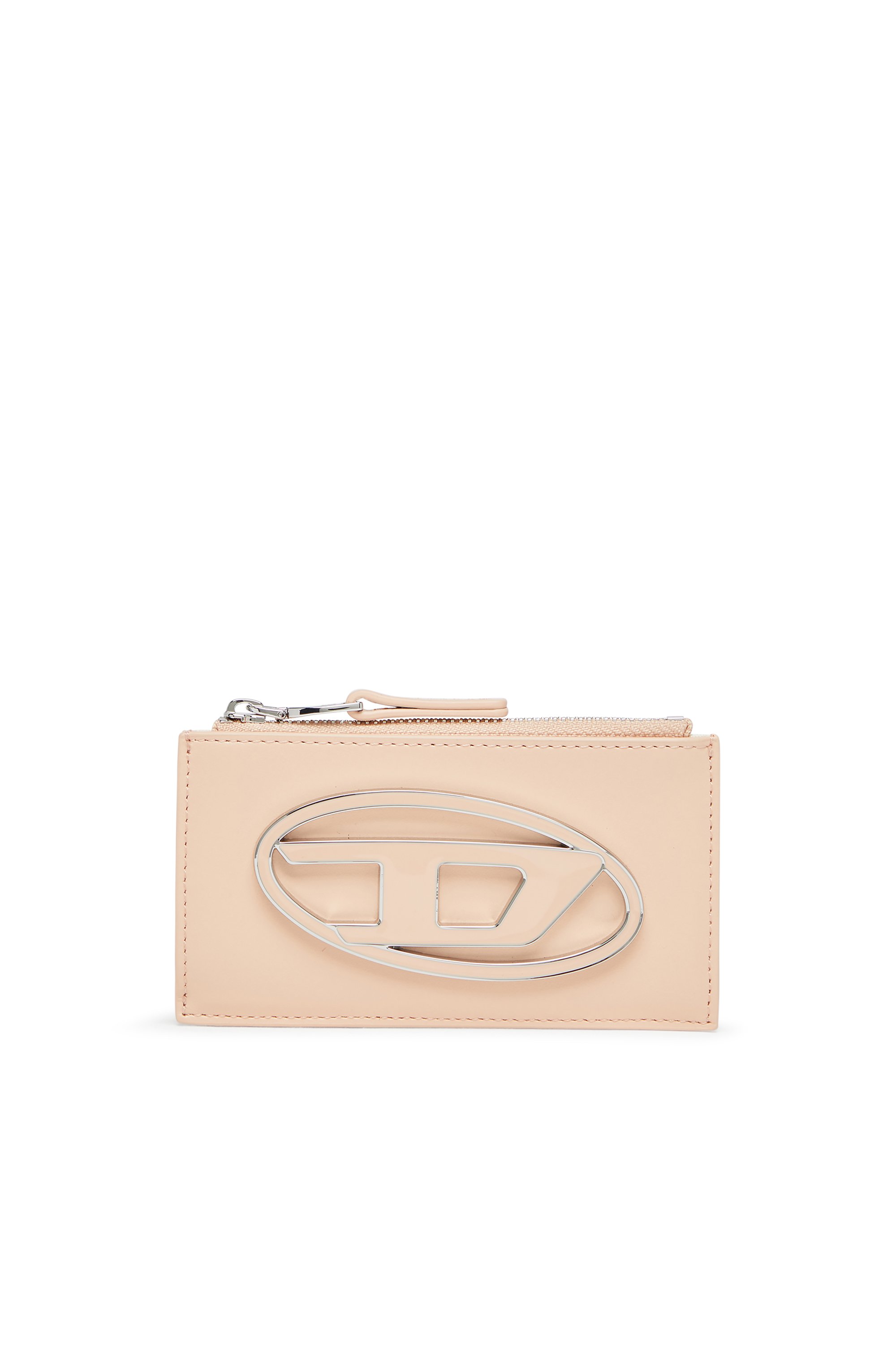 Diesel - 1DR CARD HOLDER III, Female's Flat card holder in nappa leather in ヌードカラー - 1