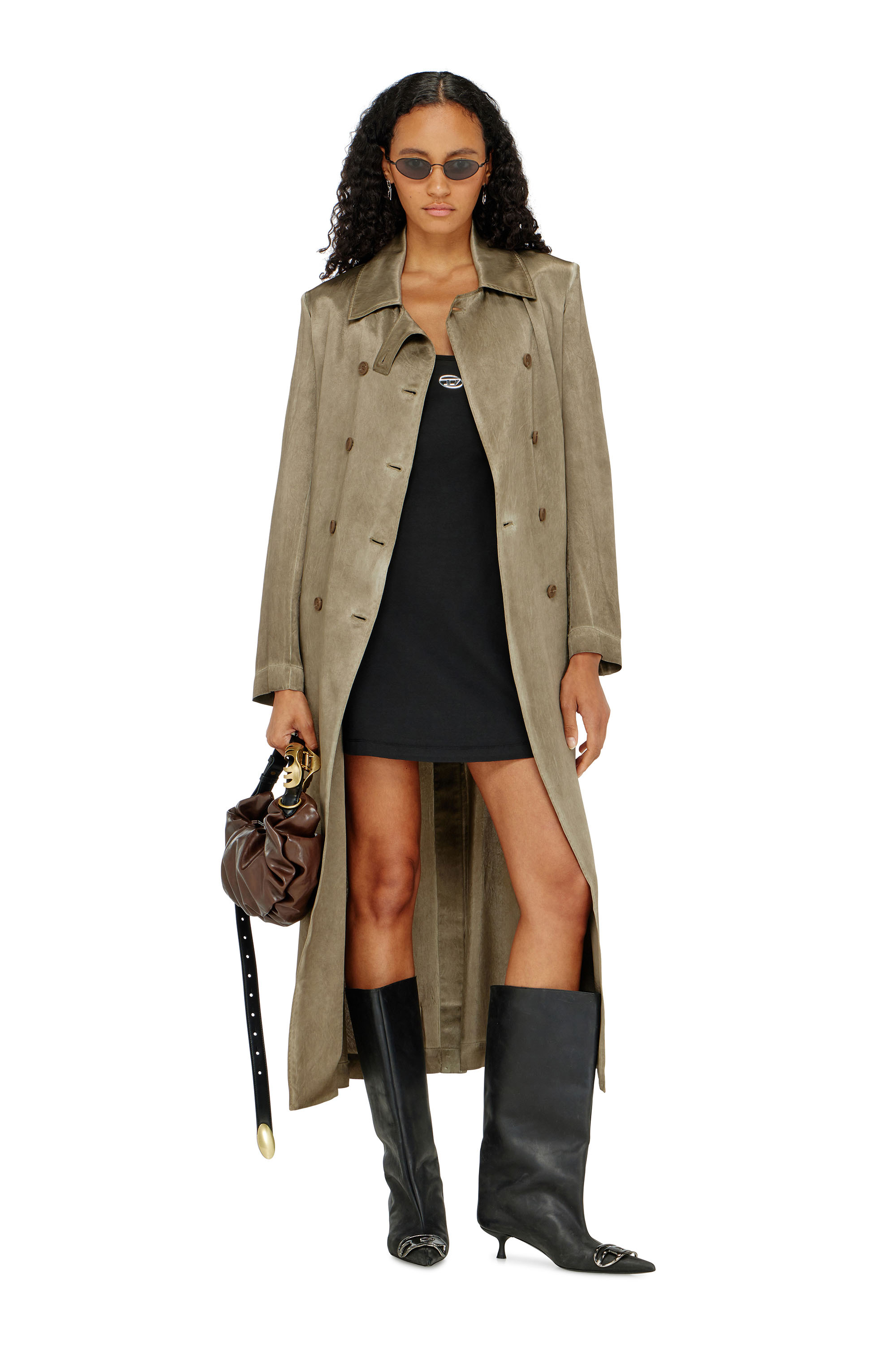 Diesel - D-NEWHOP-OD, Female's カットソードレス in ブラック - 1