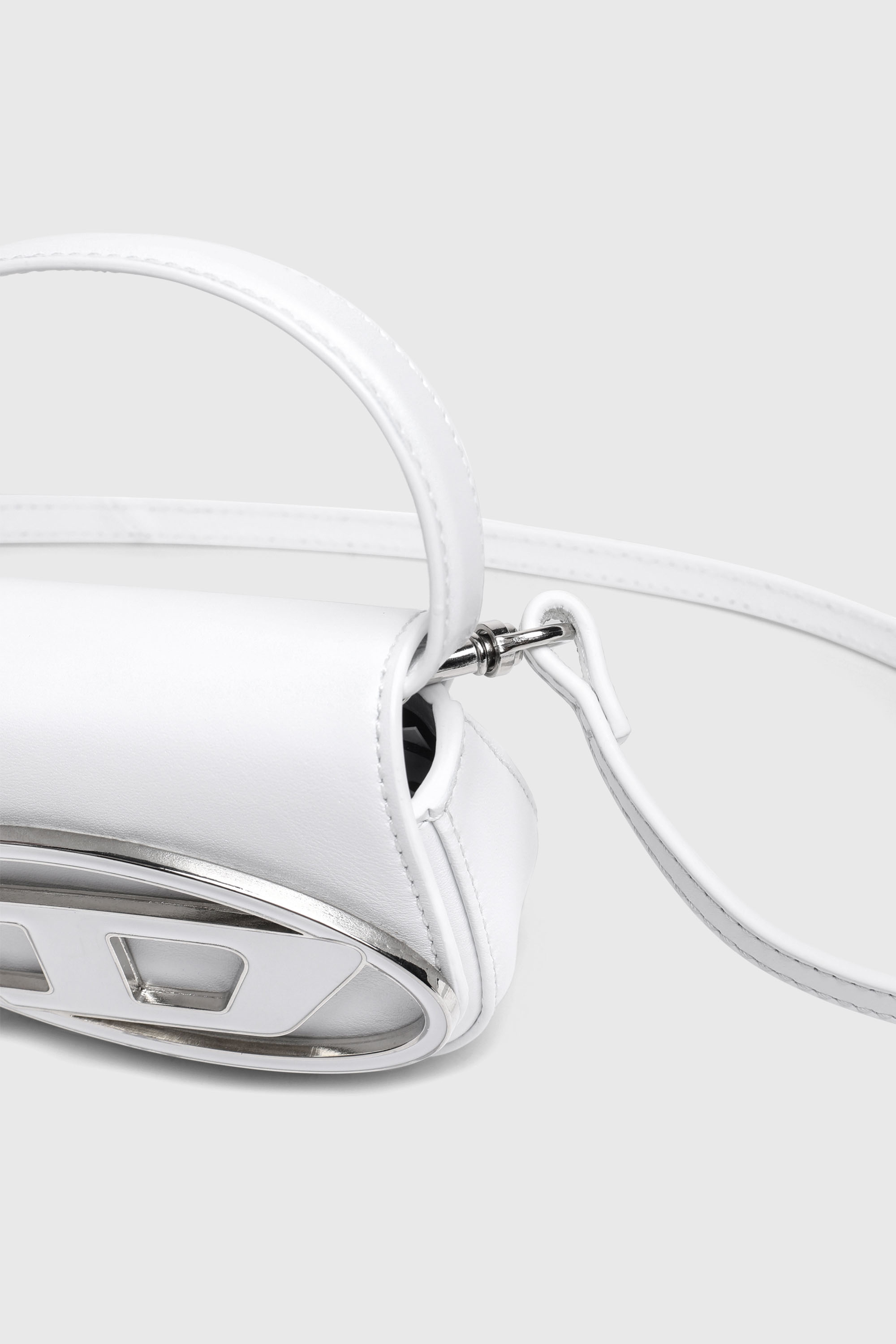 Diesel - 1DR XS, Female's カウレザーショルダーバッグXS in ホワイト - 6