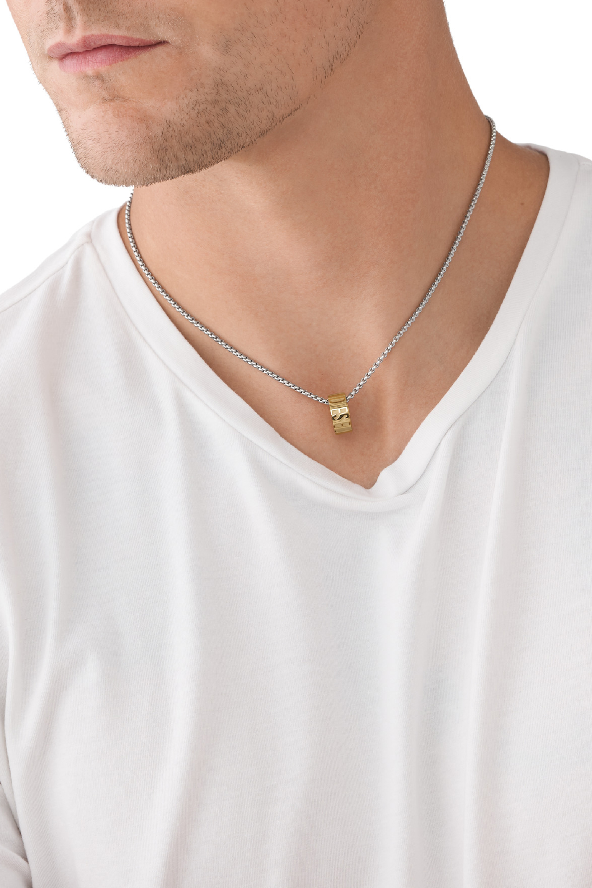 Diesel - DX1397, Male's ジュエリー ネックレス in ゴールド - 4