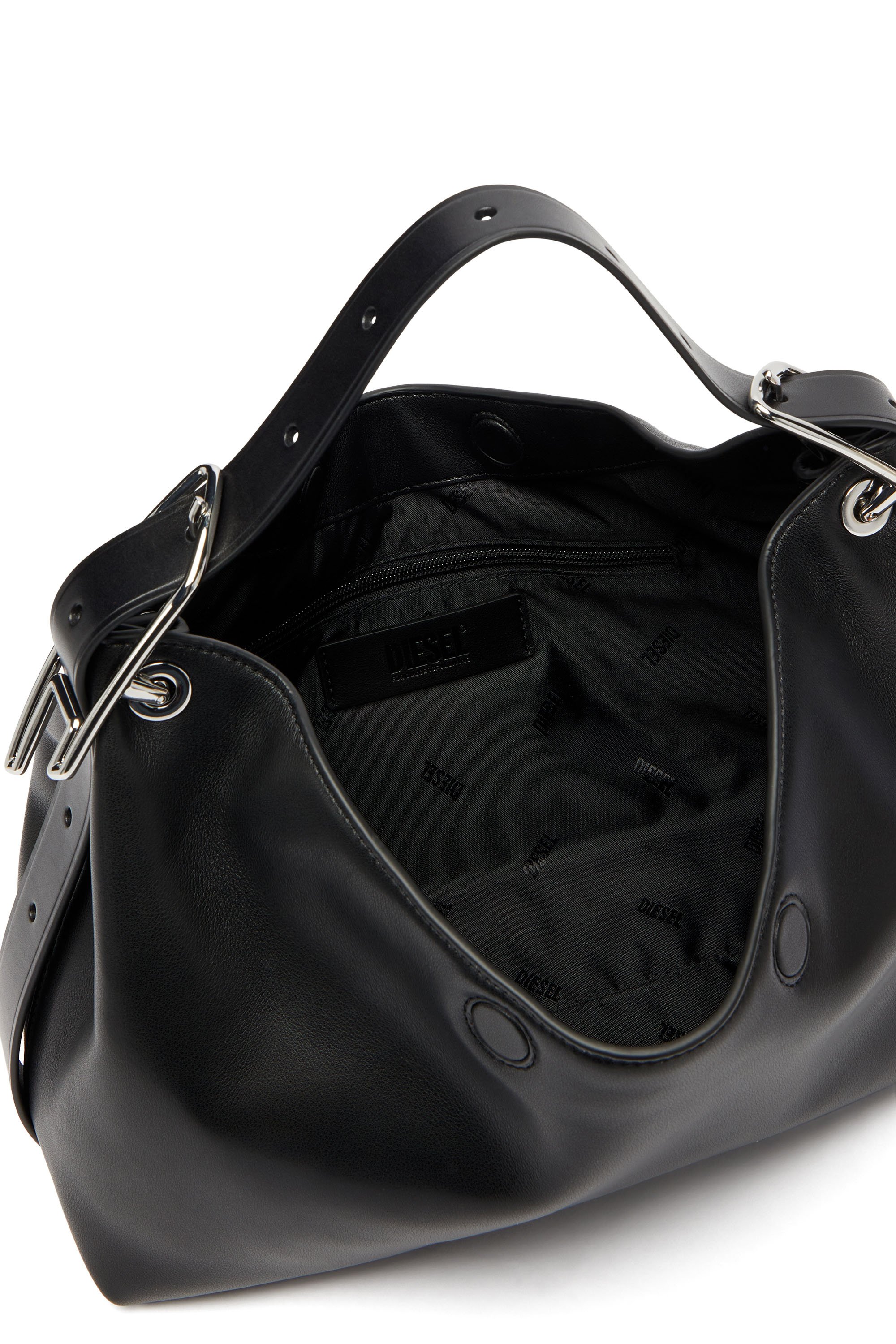 Diesel - D-LINE SHOULDER, Female's ショルダーバッグ in ブラック - 4