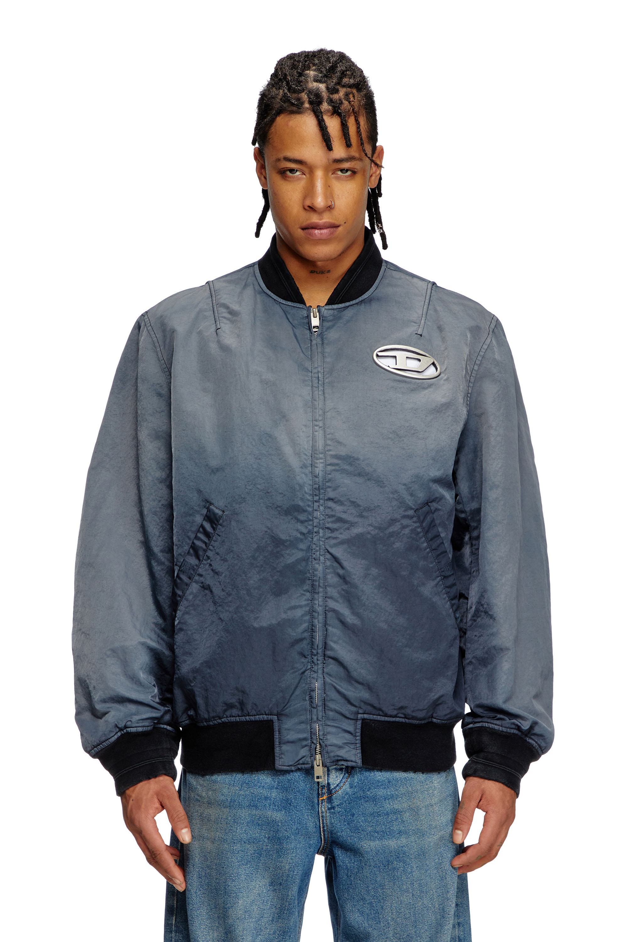 Diesel - J-KEPES, Male's ジャケット in ダークグレー - 3