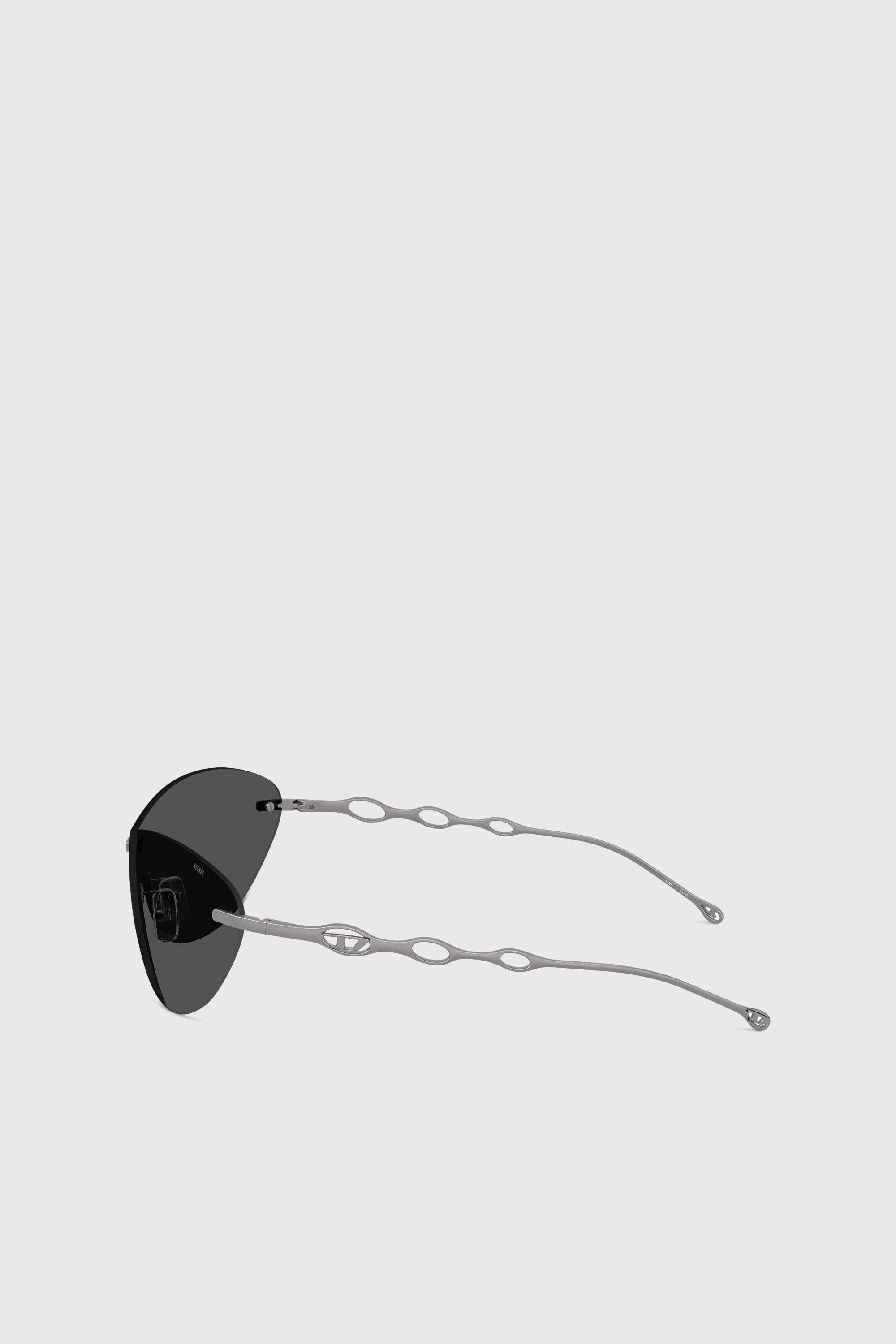 Diesel - 0DL1006 SIZE 35, Unisex's Iconic oval sunglasses in ダークグレー - 2