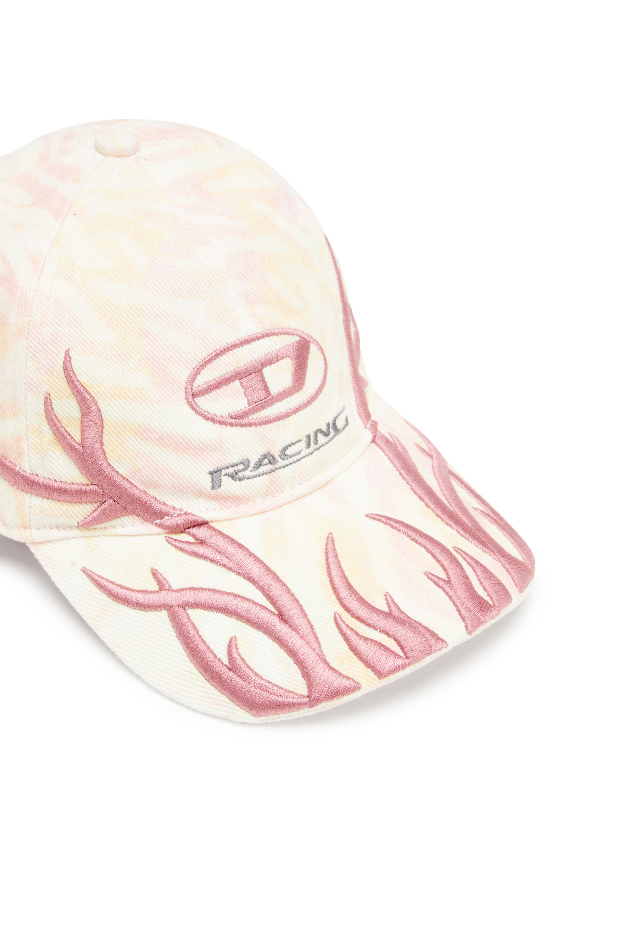 Diesel - C-AREN, Male's キャップ in ホワイト/レッド/ブルー - 3