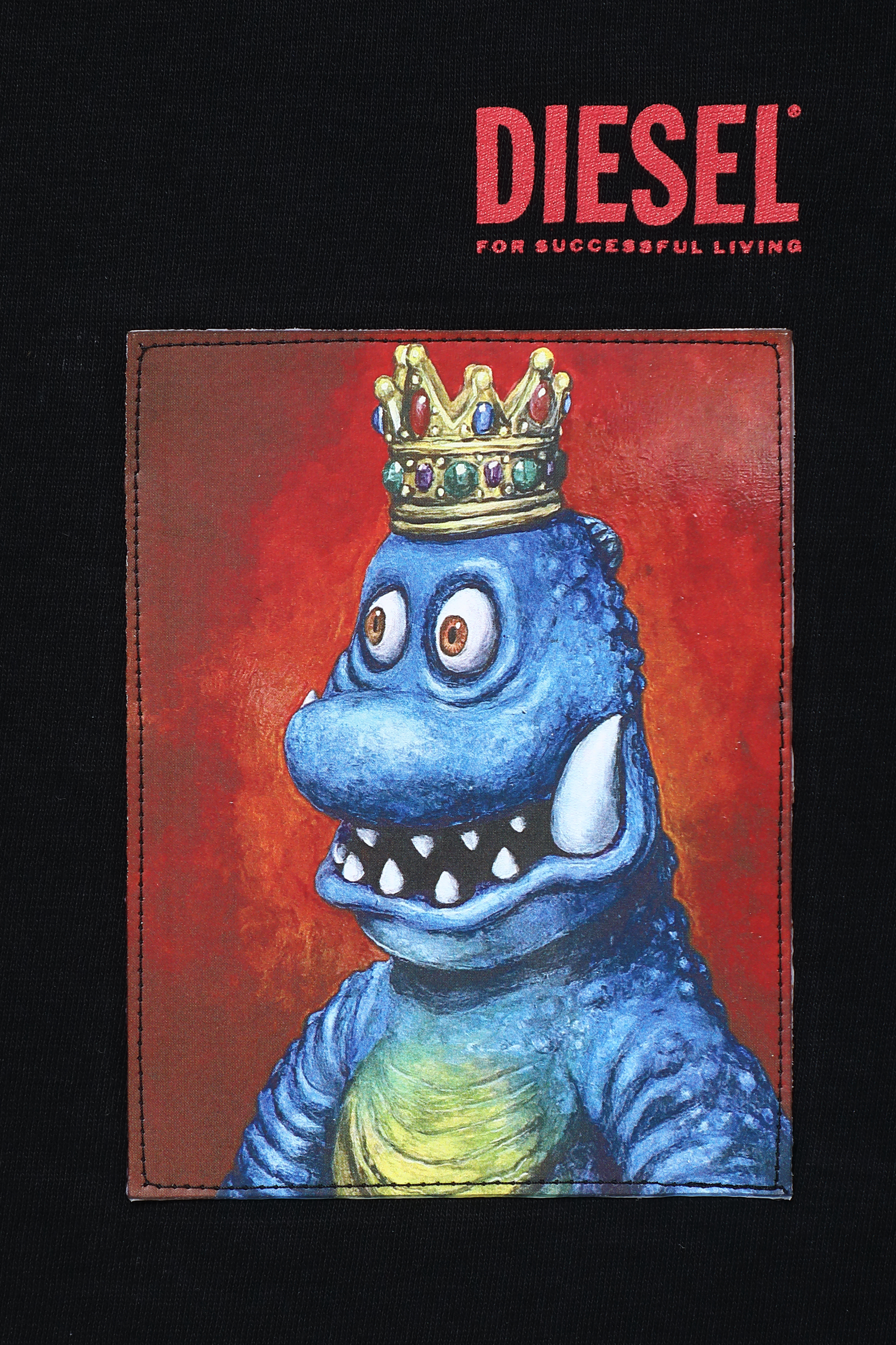 Diesel - T-JUST-JAPAN-MO-1, Unisex's t-just-japan-mo-1 in ブラック - 4