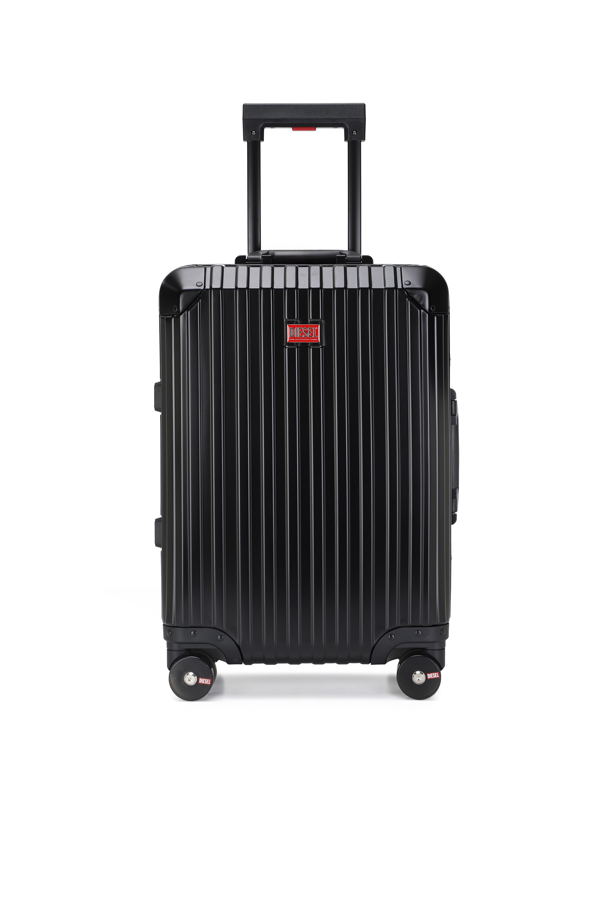 Diesel - DIESEL ALUMINUM TROLLEY- DSL002, Unisex's Aluminum suitcase size S in ブラック - 1