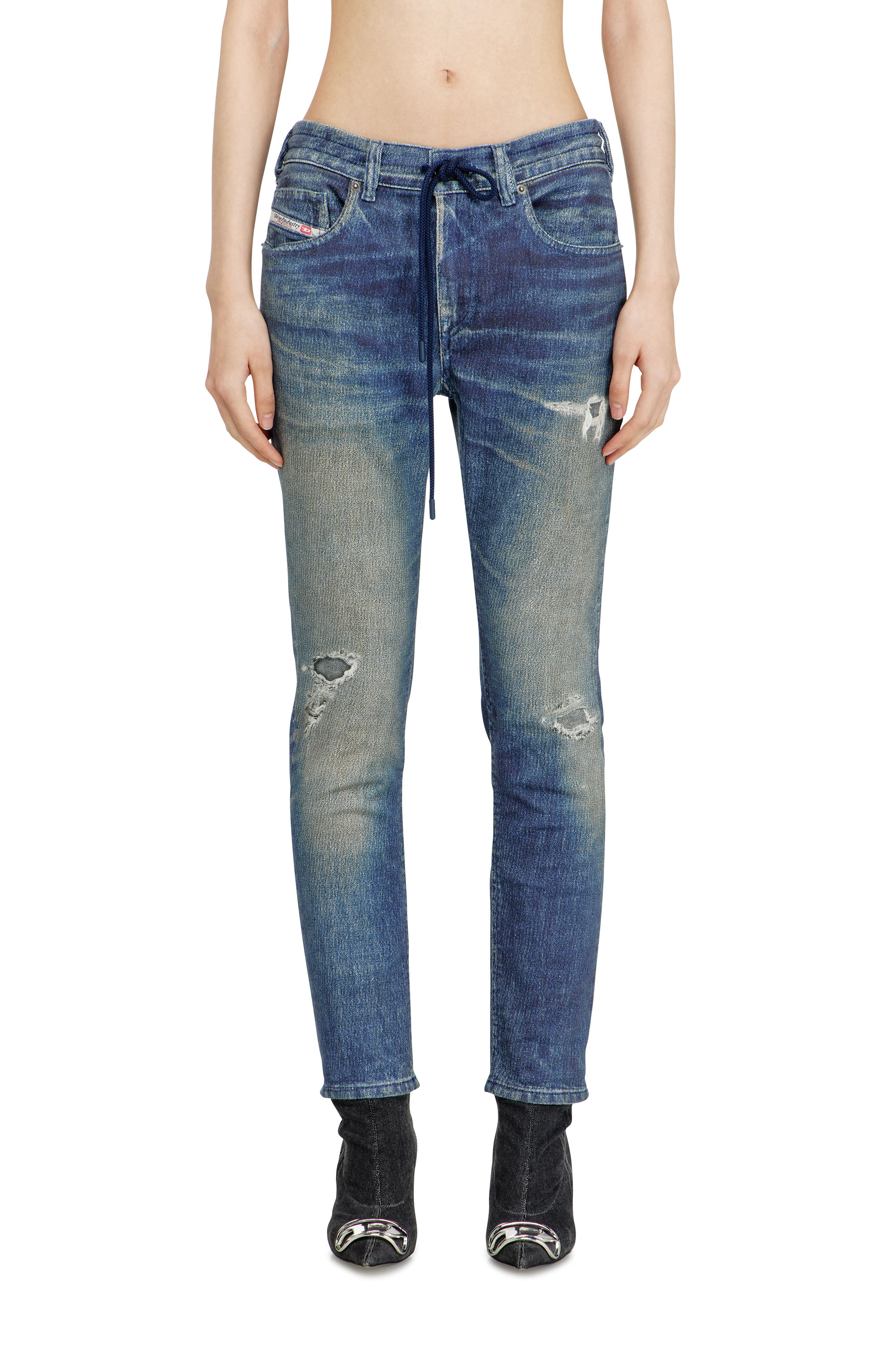 Diesel - Female's Regular 2031 D-Krailey Joggjeans&reg; 068UT, ミディアムブルー - 3