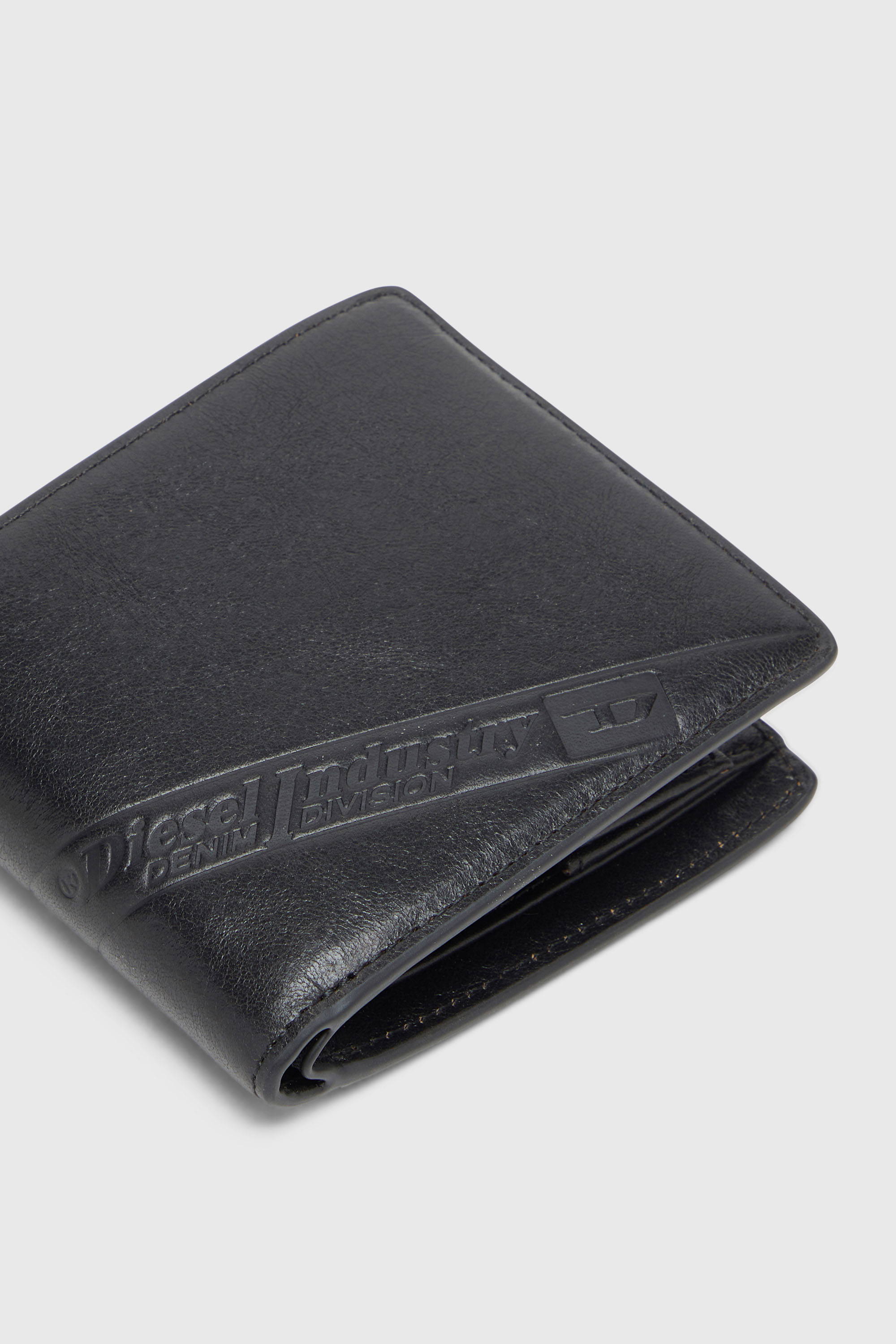 FLAG-D BI-FOLD COIN S 3D 二つ折りウォレット｜ブラック｜メンズ｜DIESEL