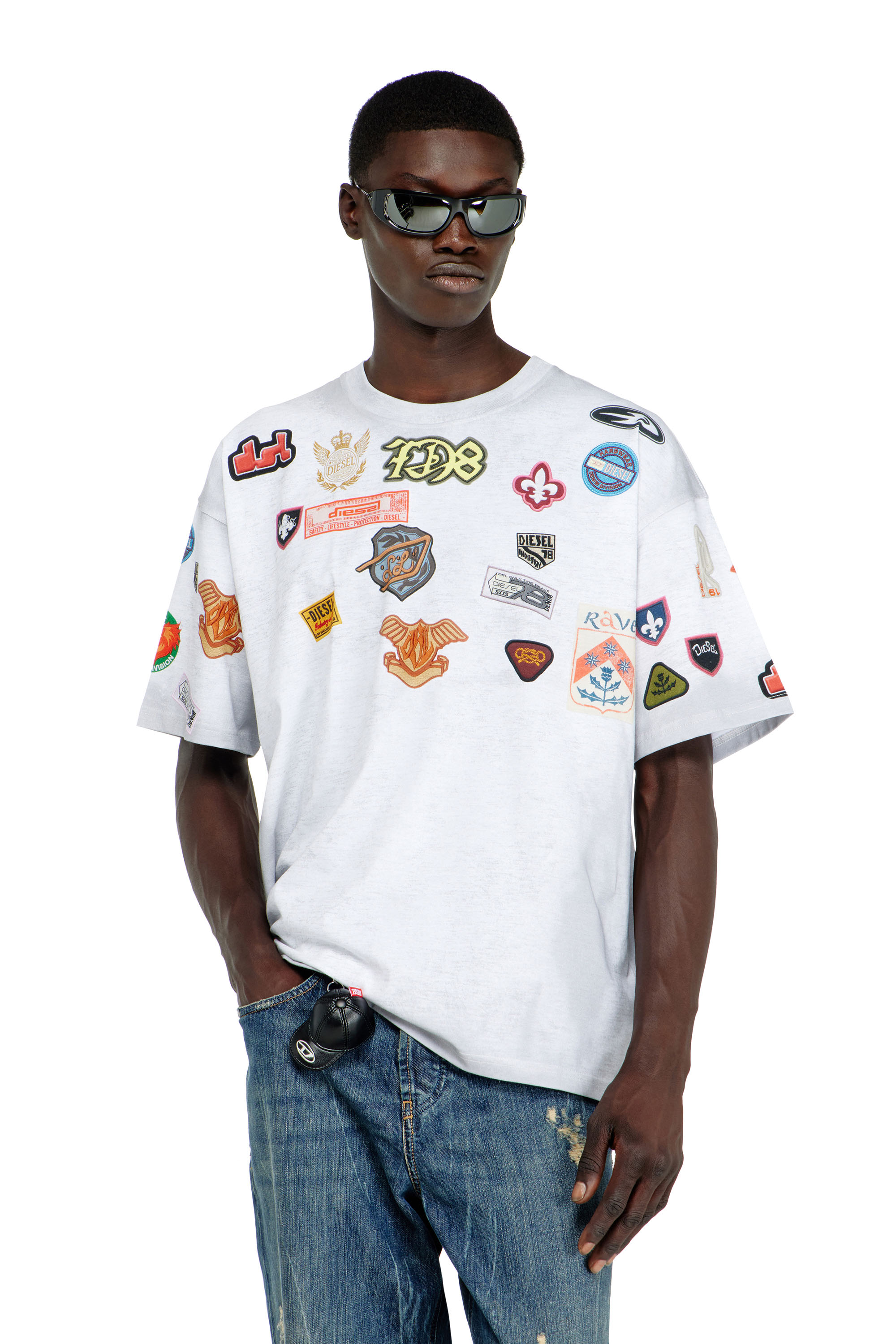 Diesel - T-BOXT-AA6, Male's Tシャツ in null - 3