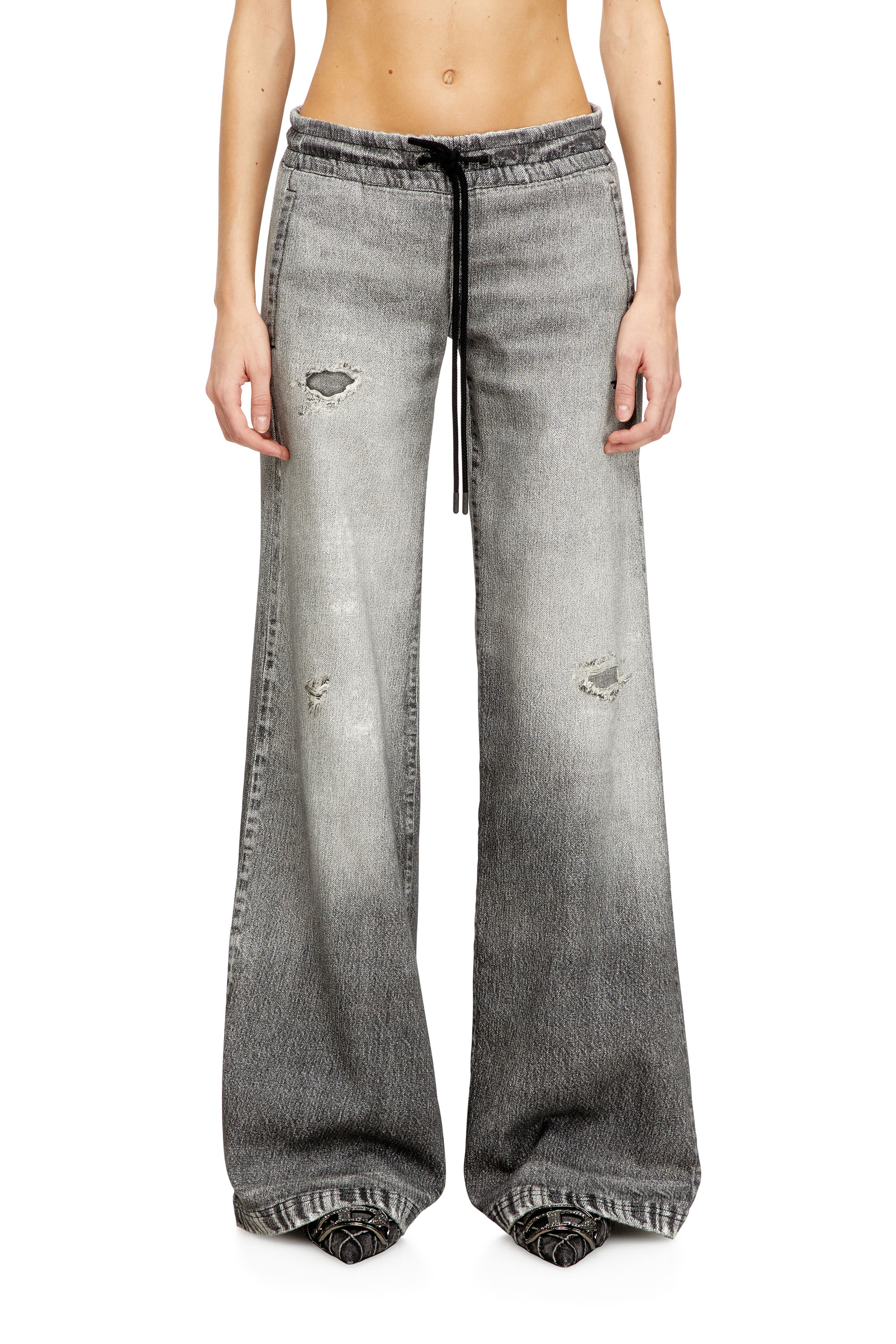 Diesel - Female's Relaxed 2078 D-Ainty Joggjeans&reg; 068US, グレー - 3