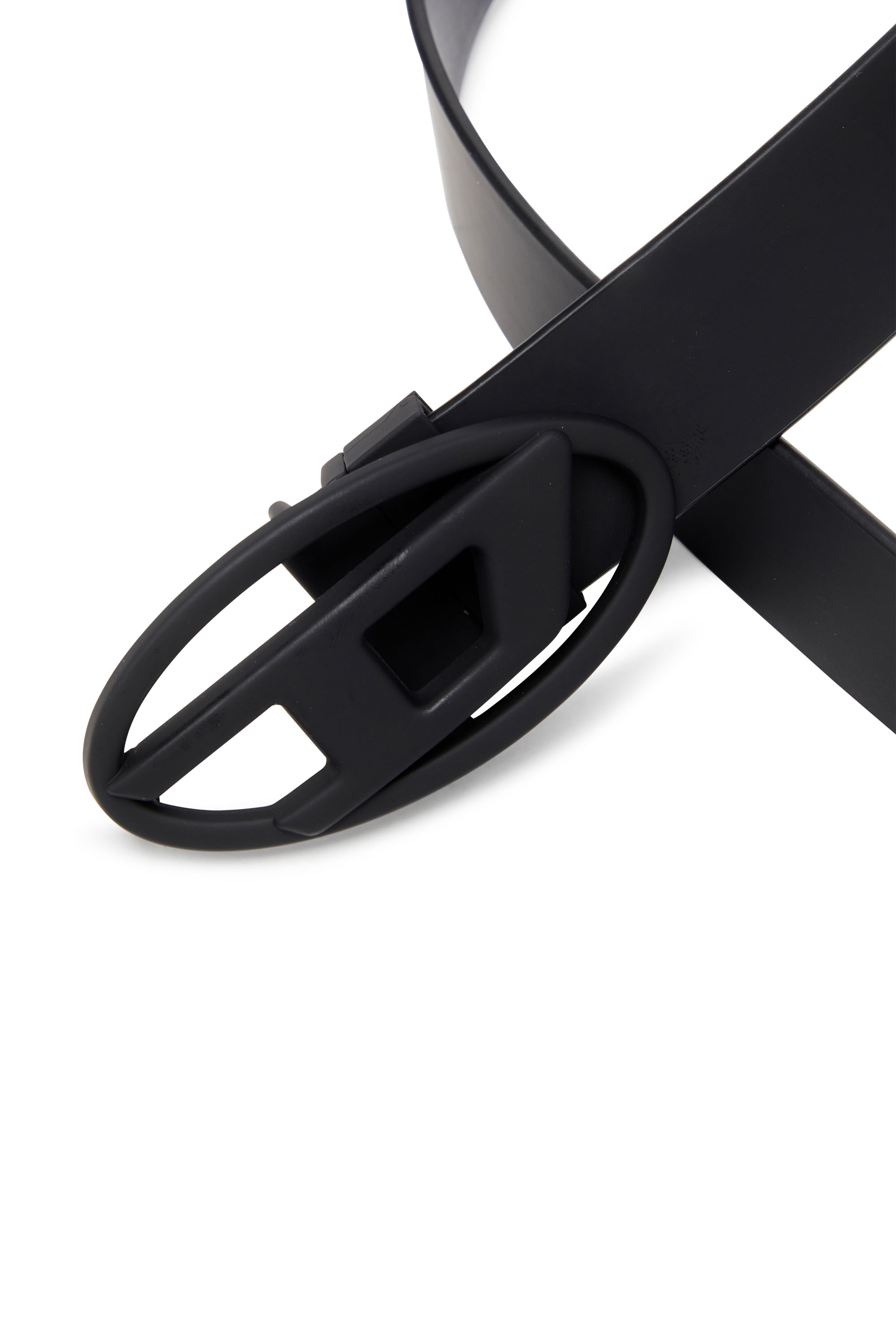 Diesel - B-1DR W REV II 30, Female's Reversible belt in rubberised leather in ブラック - 3