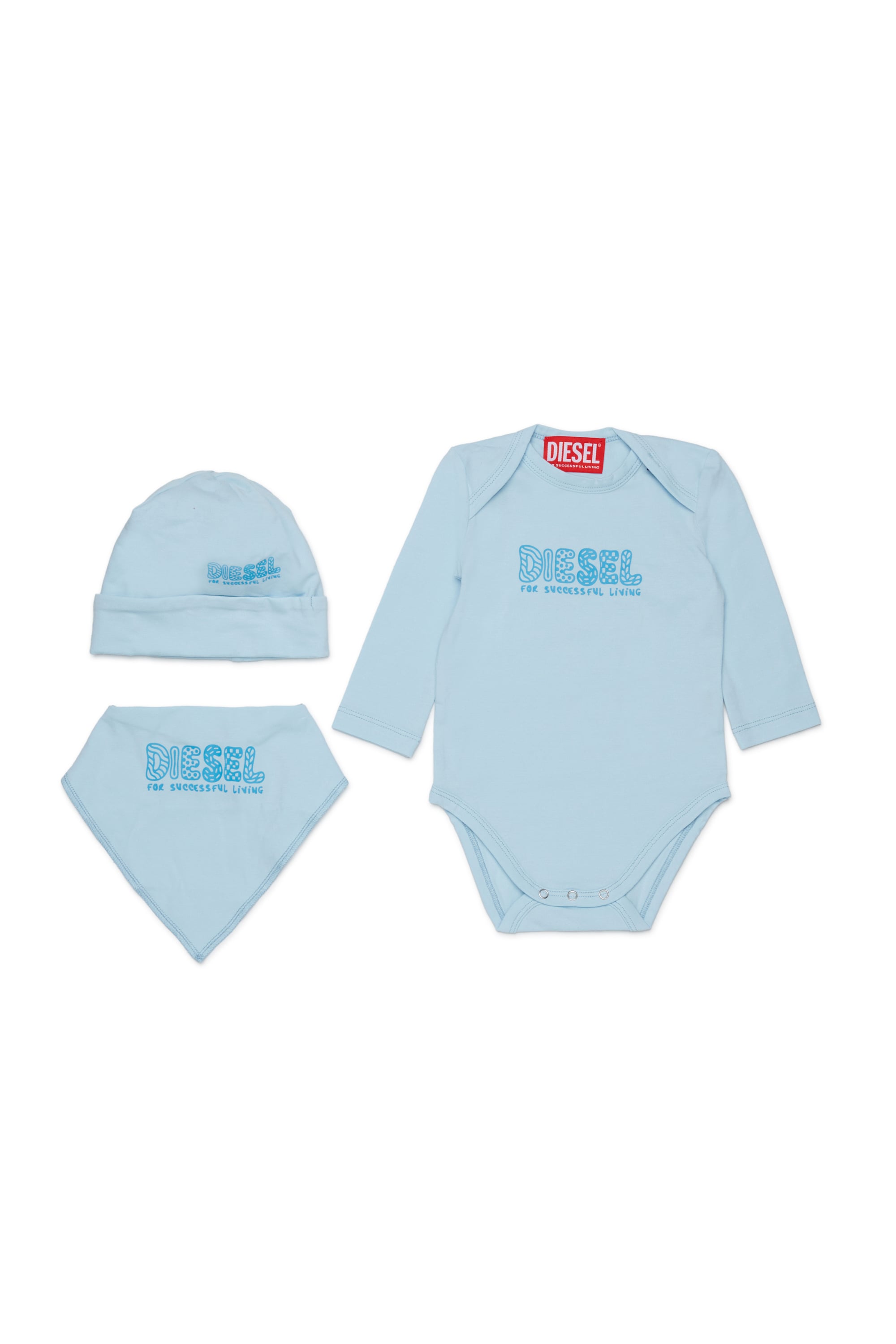Diesel - UBBYBOX-NB, Unisex's ベビー3点セット in ライトブルー - 1