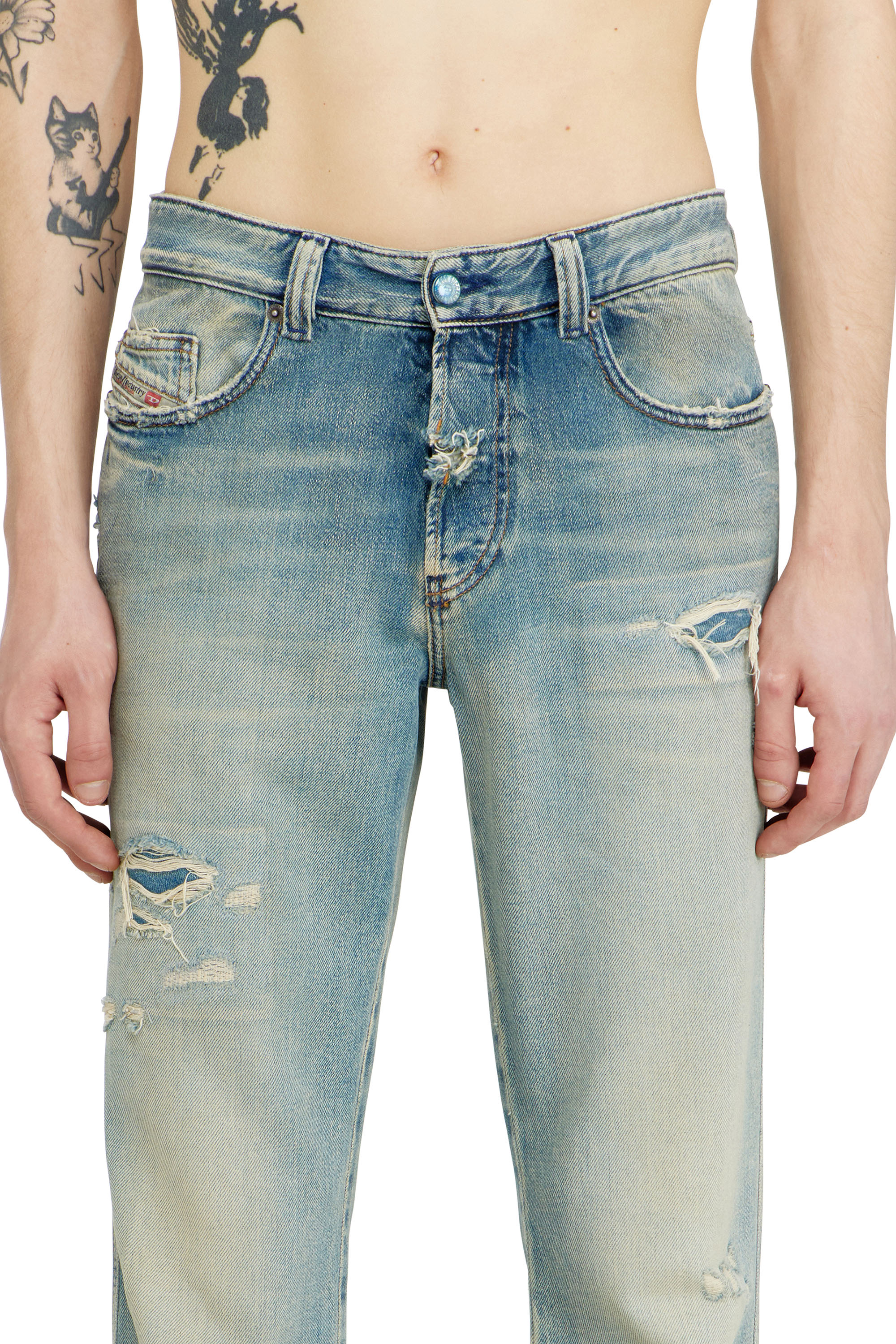 Diesel - Male's Bootcut Jeans 1998 D-Buck 09N23, ライトブルー - 4