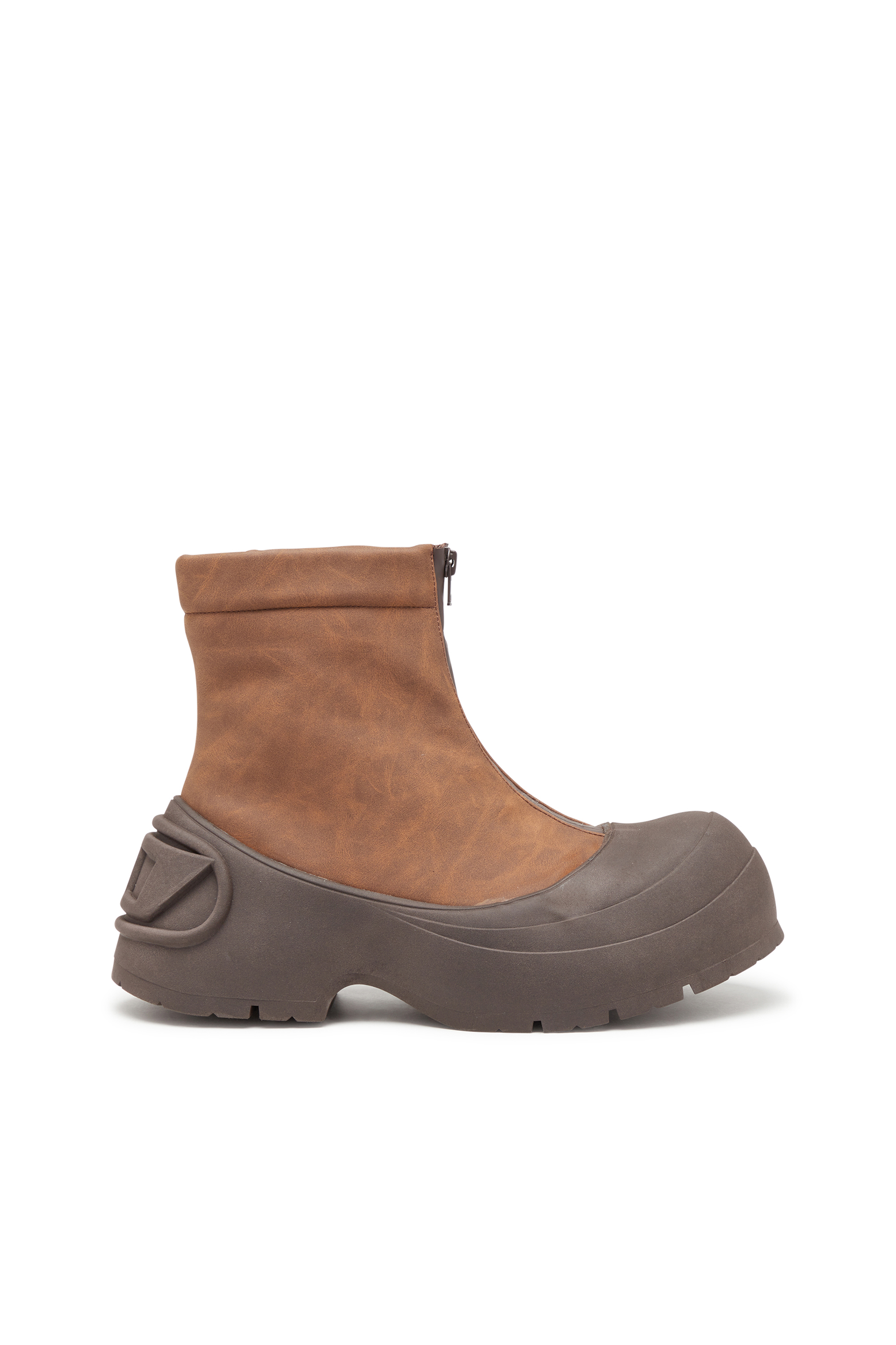 D-DONALD CH, ブラウン Diesel - D-DONALD CH, Male's D-Donald-Rubber-trimmed ankle boots in ブラウン - 1