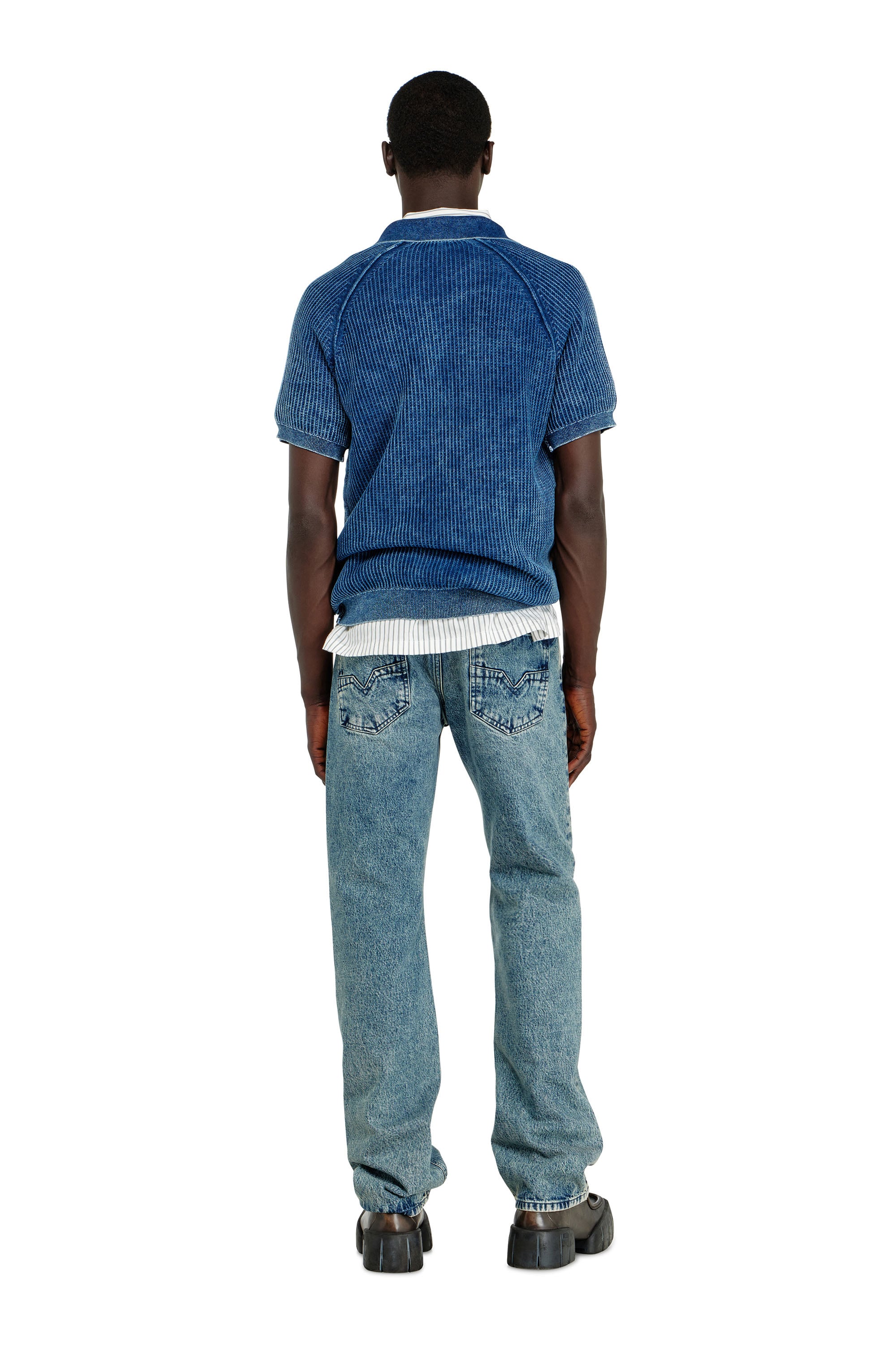 Diesel - Male's Regular Jeans 1985 Larkee 0IFBV, ミディアムブルー - 3