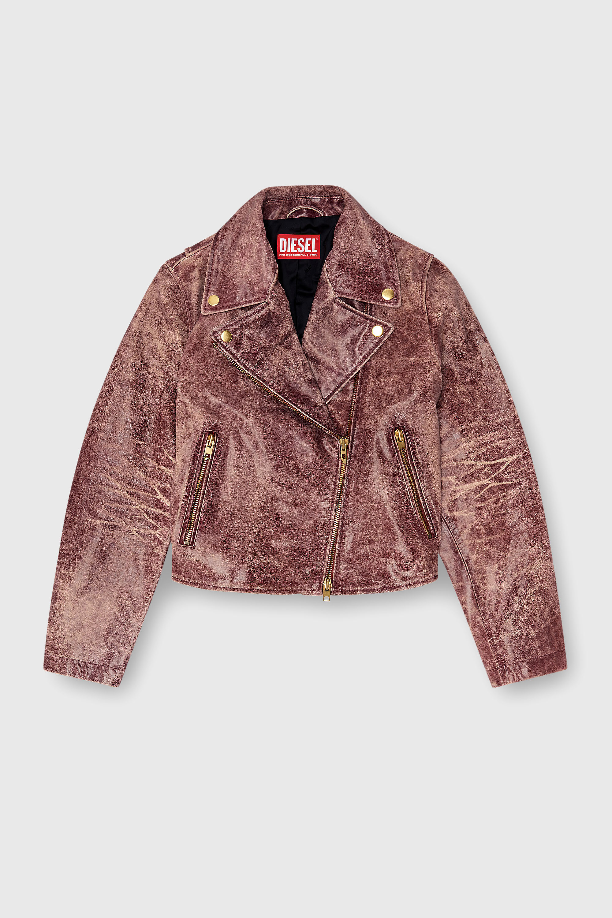 DIESEL】ウィメンズ レザー ジャケット｜ボンバー・バイカー・ネイル