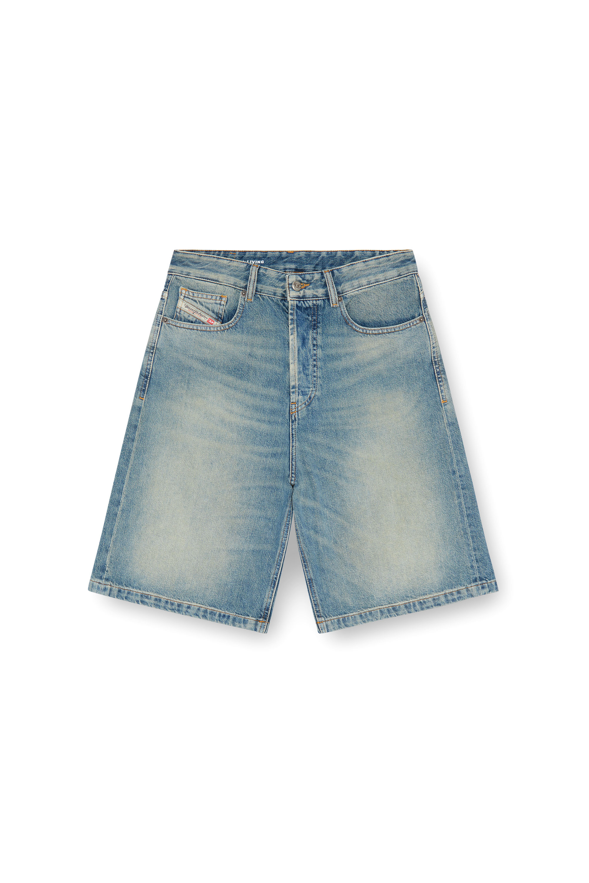 Diesel - DE-SIRE-SHORT, Female's Denim shorts in ライトブルー - 2