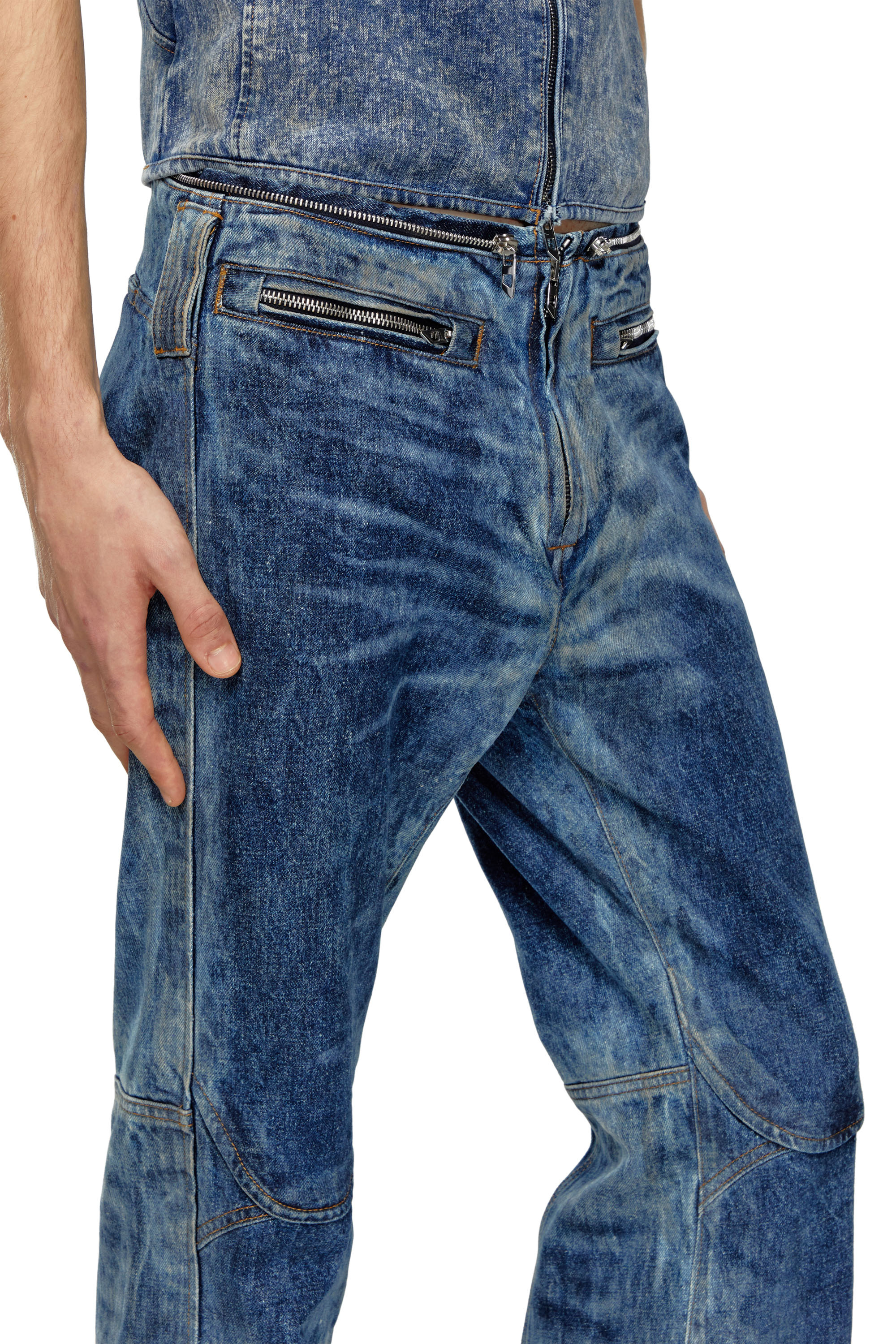 Diesel - Straight Jeans D-Gen 0PGAX, ダークブルー - Image 4