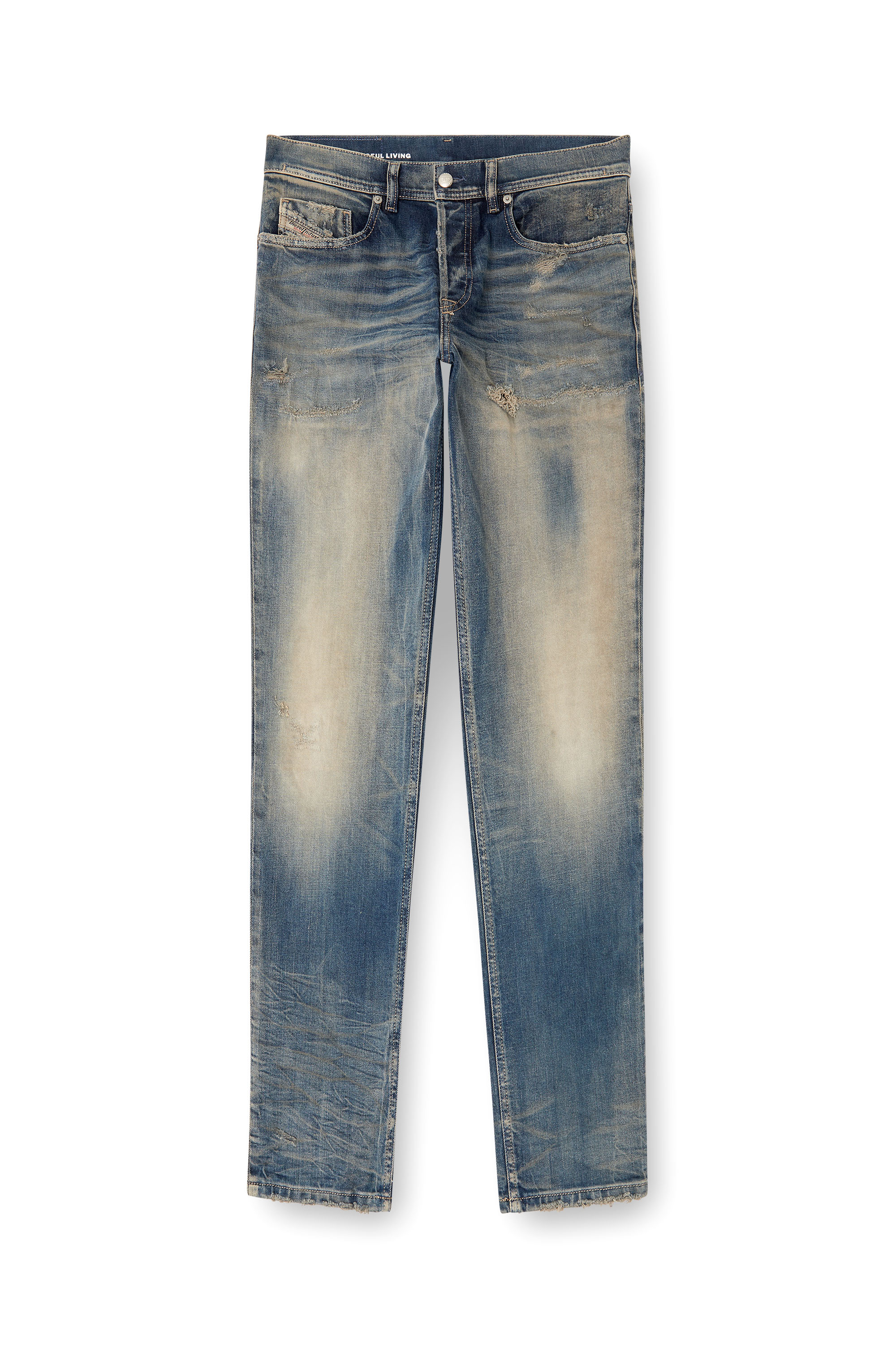 Diesel - Male's Regular Jeans 2023 D-Finitive 09M18, ミディアムブルー - 2
