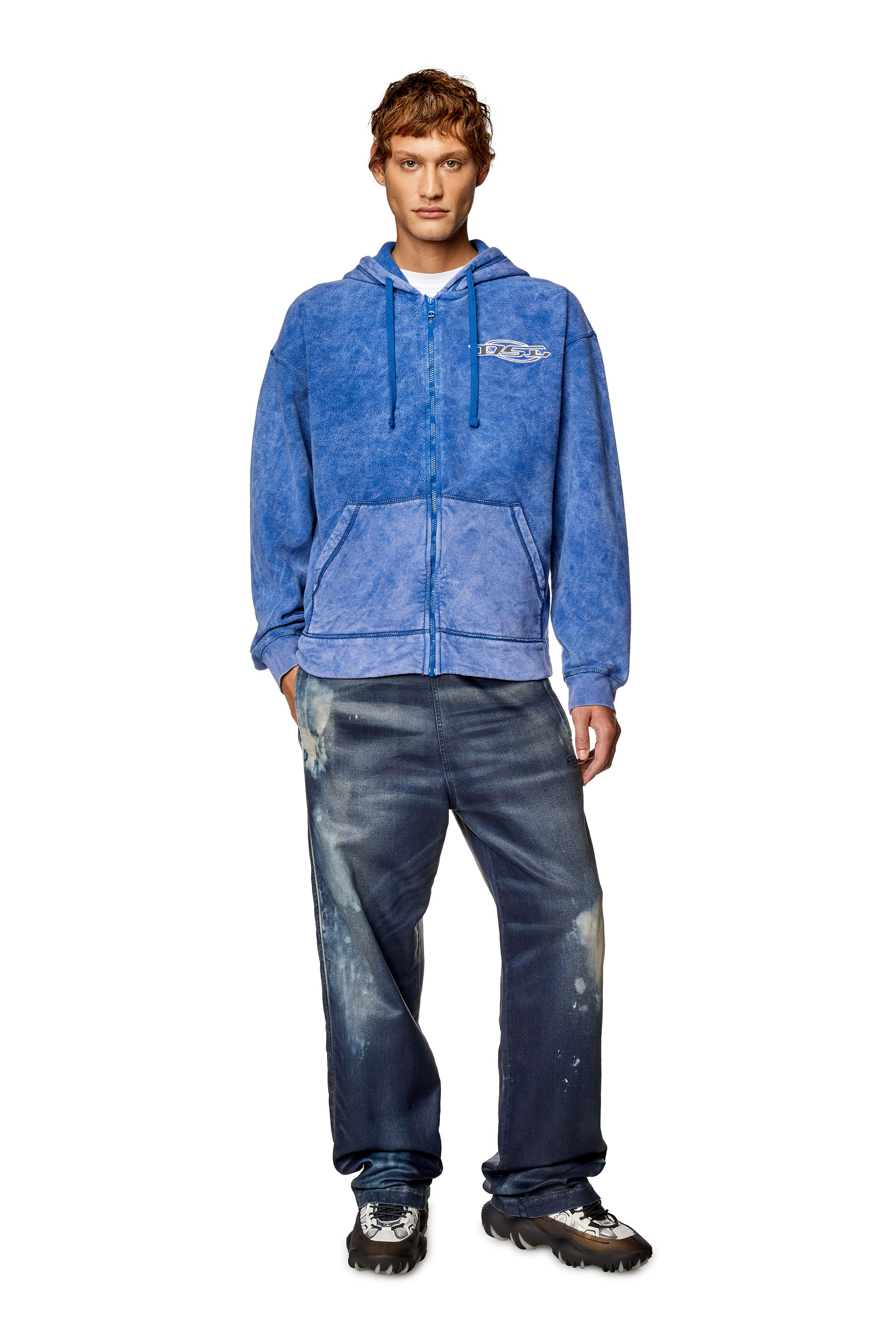 Diesel - S-ORS-HOOD-ZIP, ブルー - Image 2