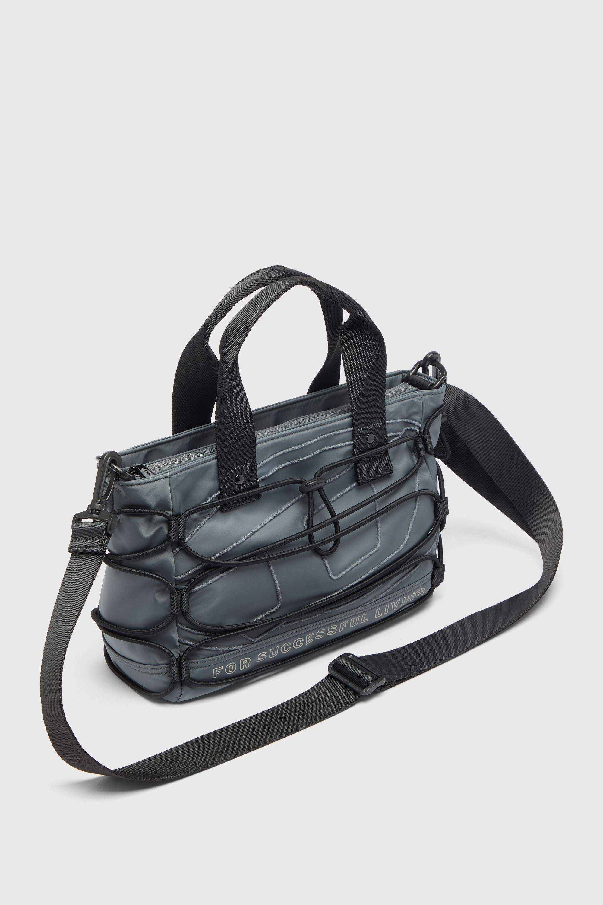Diesel - TECH-D TOTE S X, Unisex's トートバッグ in グレー - 5