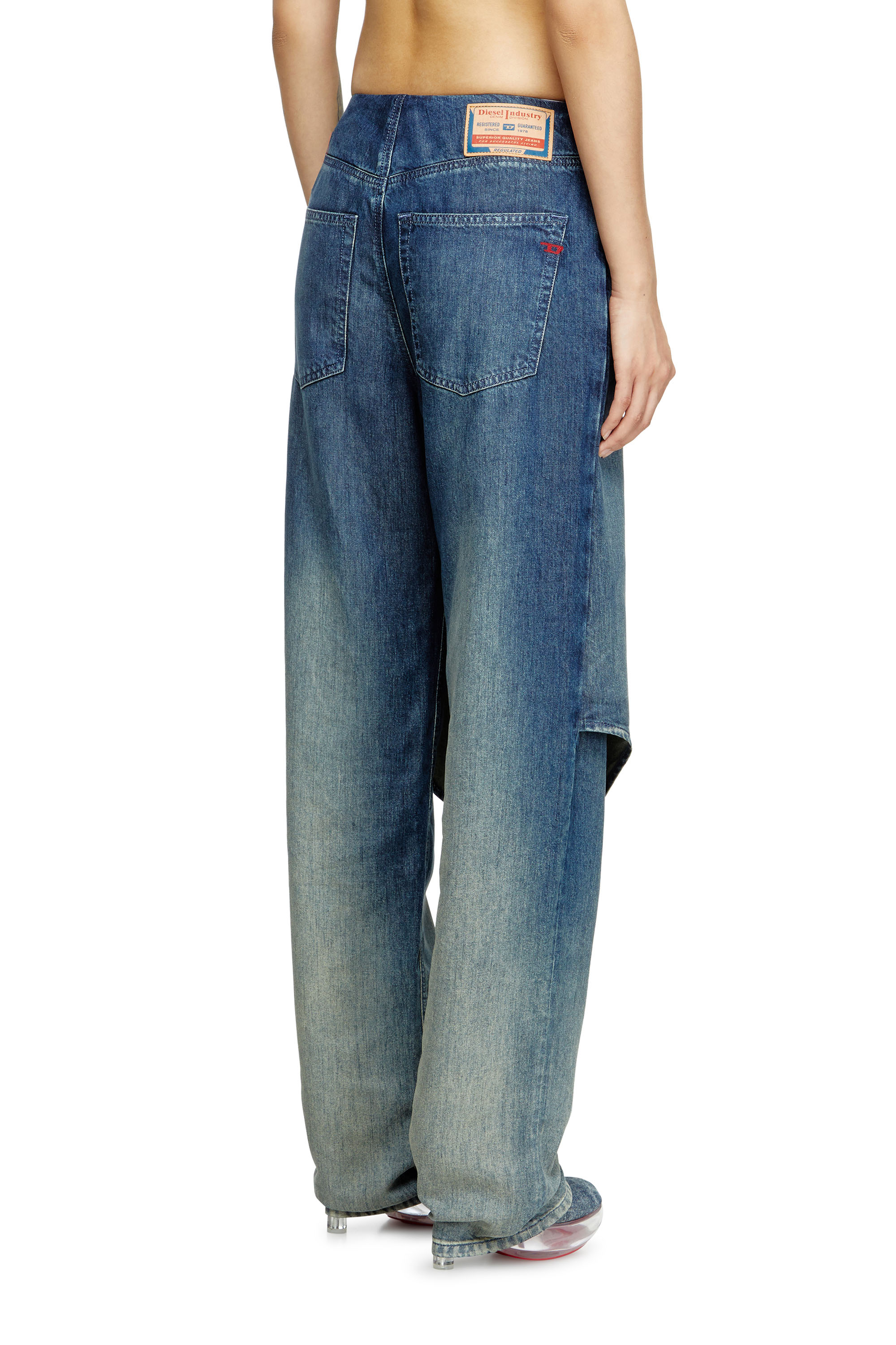 Diesel - Female's Regular Jeans D-Arky 068SZ, ダークブルー - 4
