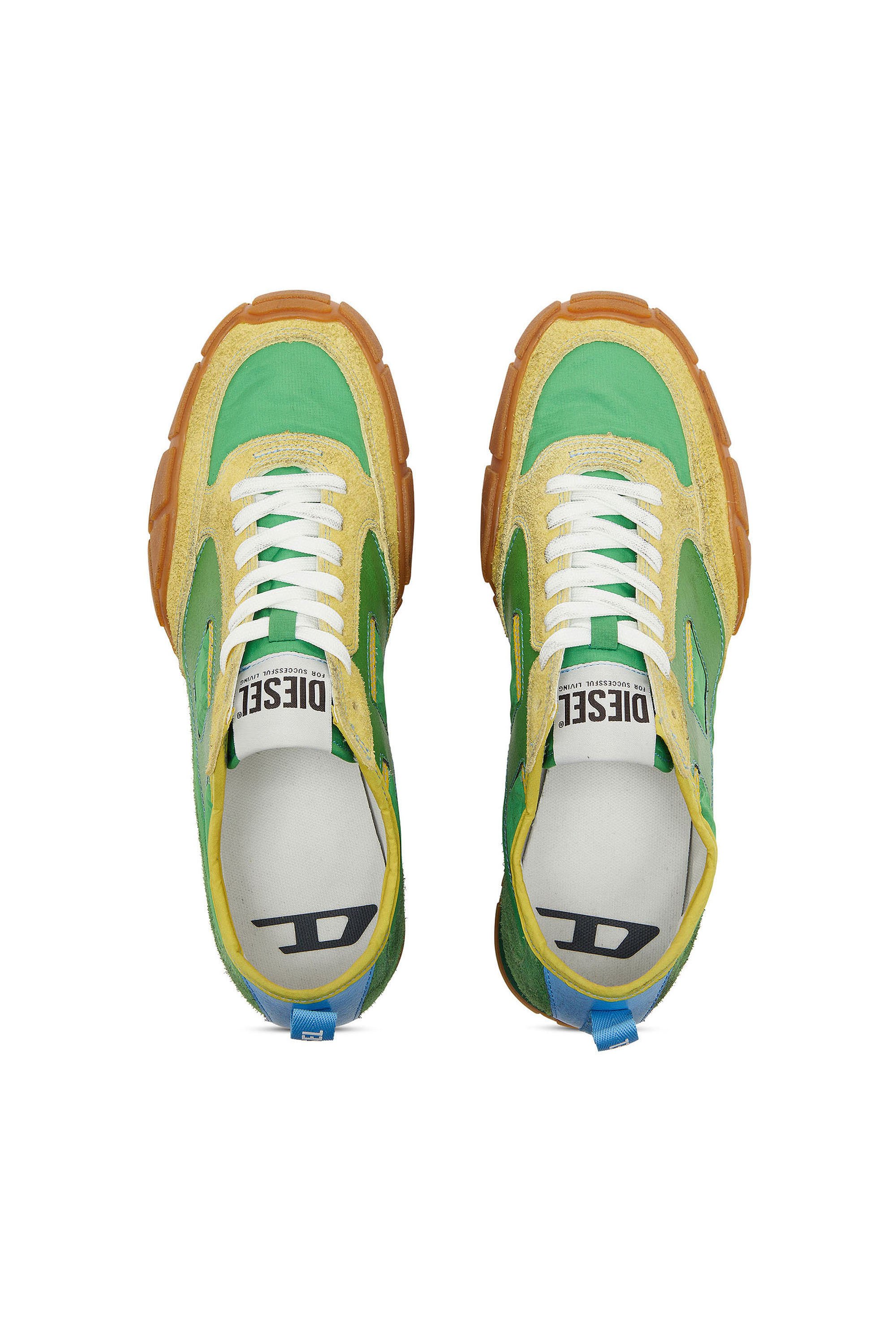 Diesel - S-PAGODHA LOW, Male's ローカットスニーカー in グリーン - 5