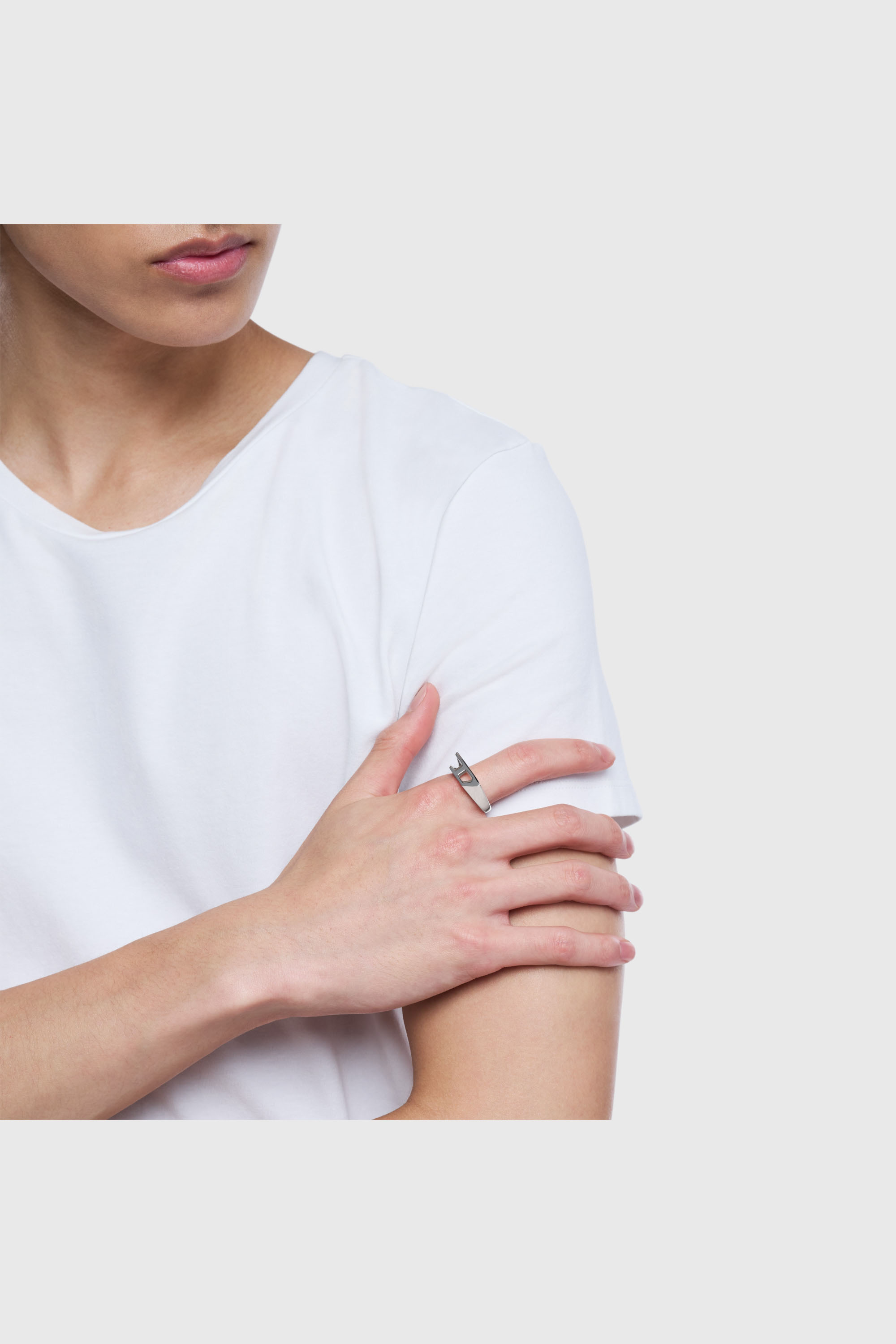 Diesel - DX1638040 JEWELLERY, Unisex's リング in シルバー - 4