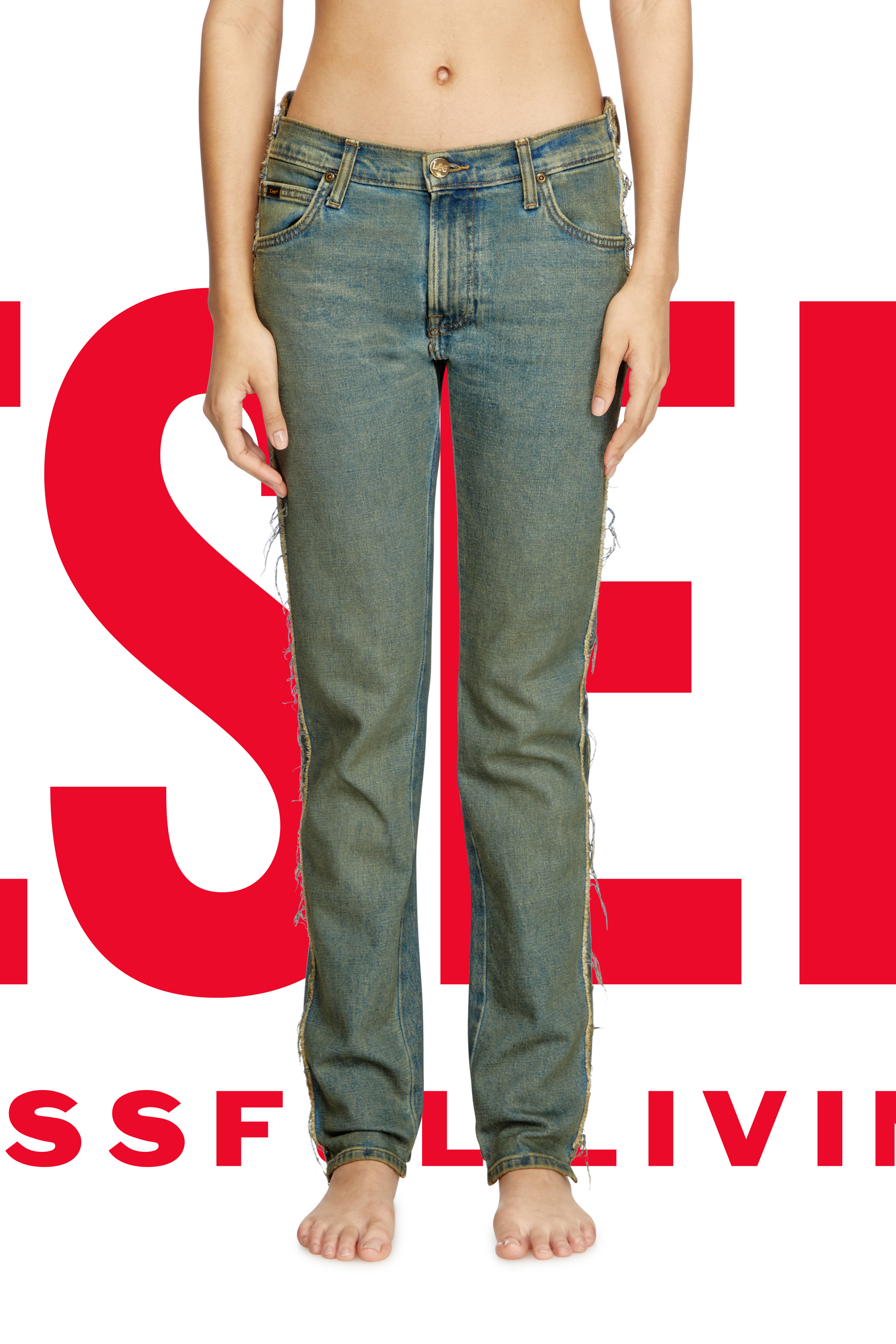 Regular Jeans Dieseloves 04 09M98, ダークブルー Diesel - Male's Regular Jeans Dieseloves 04 09M98, ダークブルー - 7